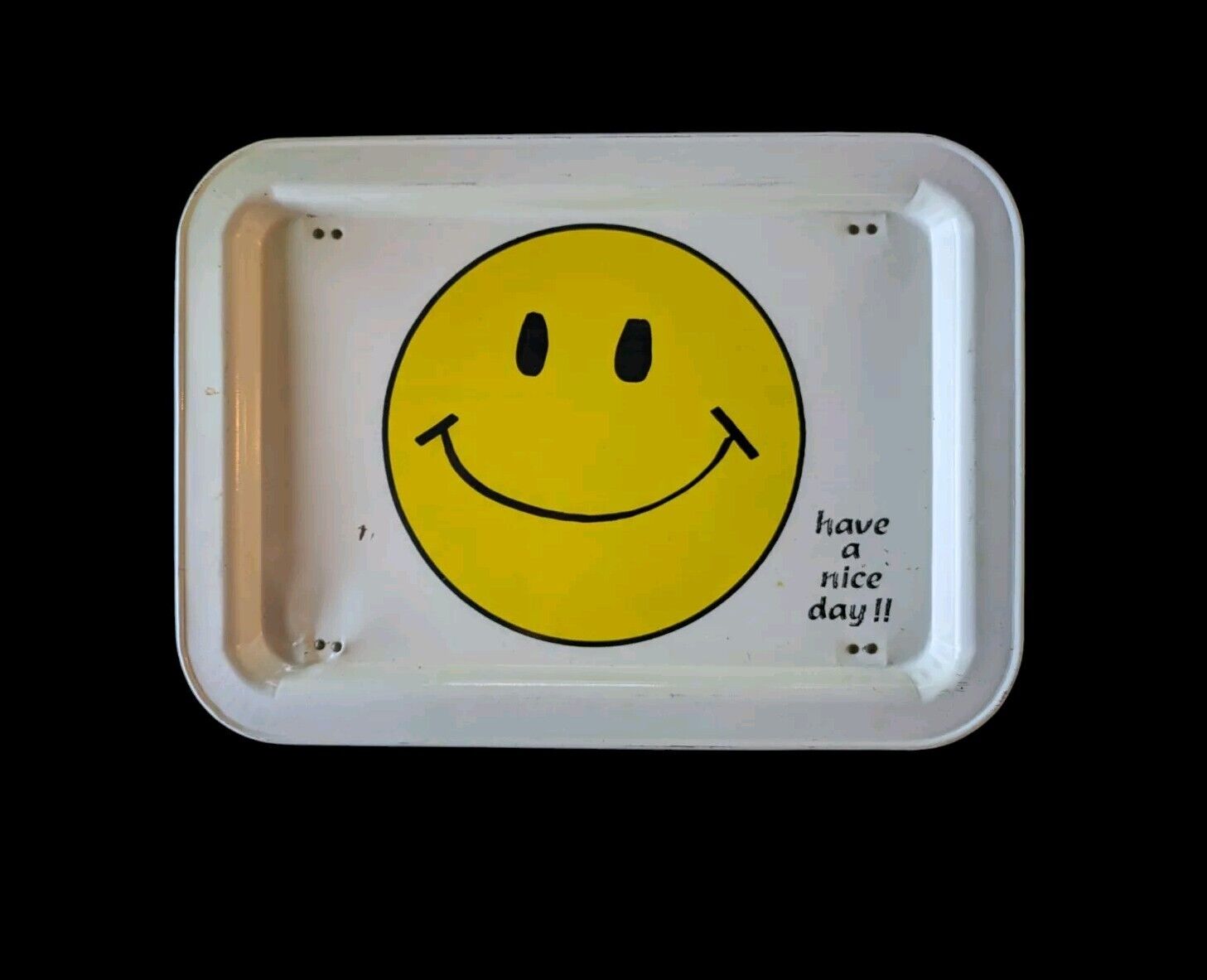 Vintage 1970s Yellow Smiley Face 