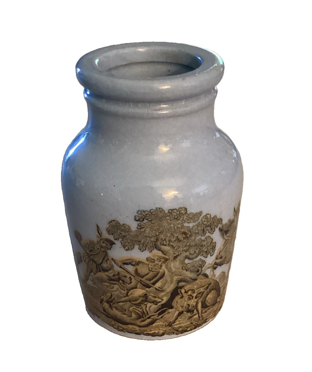 Antique 19th Century Prattware Pot