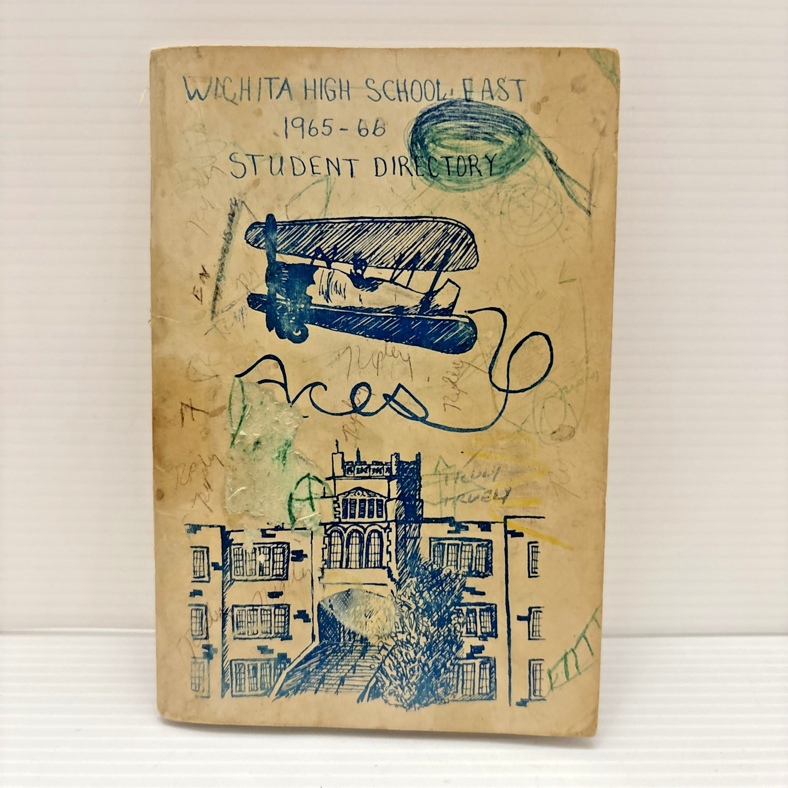 1965 - 1966 Wichita Kansas High School East Student Directory Vtg 77 Pages