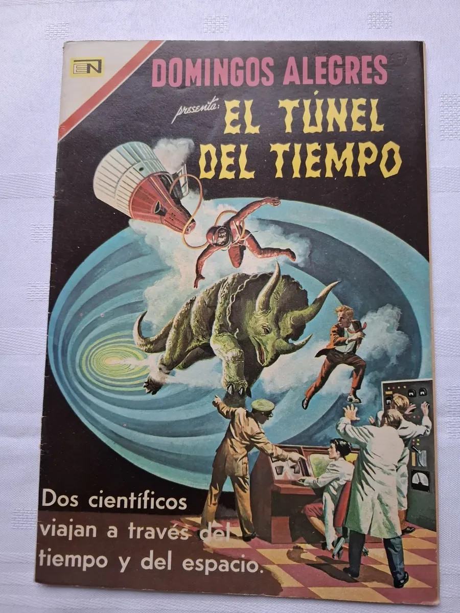 NOVARO DOMINGOS ALEGRES EL TUNEL DEL TIEMPO # 705 Mexican Comic October 1967