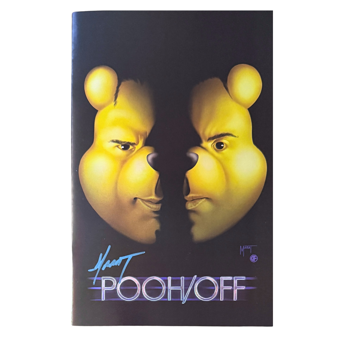 Do You Pooh - Face/Off - Spot Foil Cover - Signed by Marat Mychaels Do You Pooh - Face/Off - Spot Foil Cover - Signed by Marat Mychaels