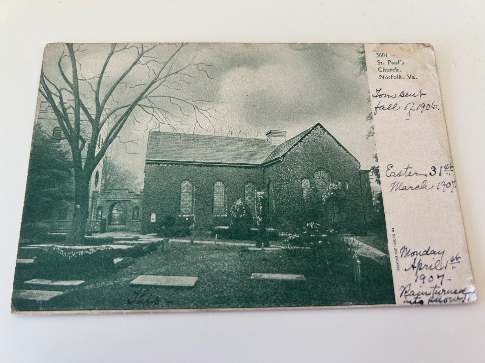 St Paul\'s Church Norfolk Virginia VA Postcard