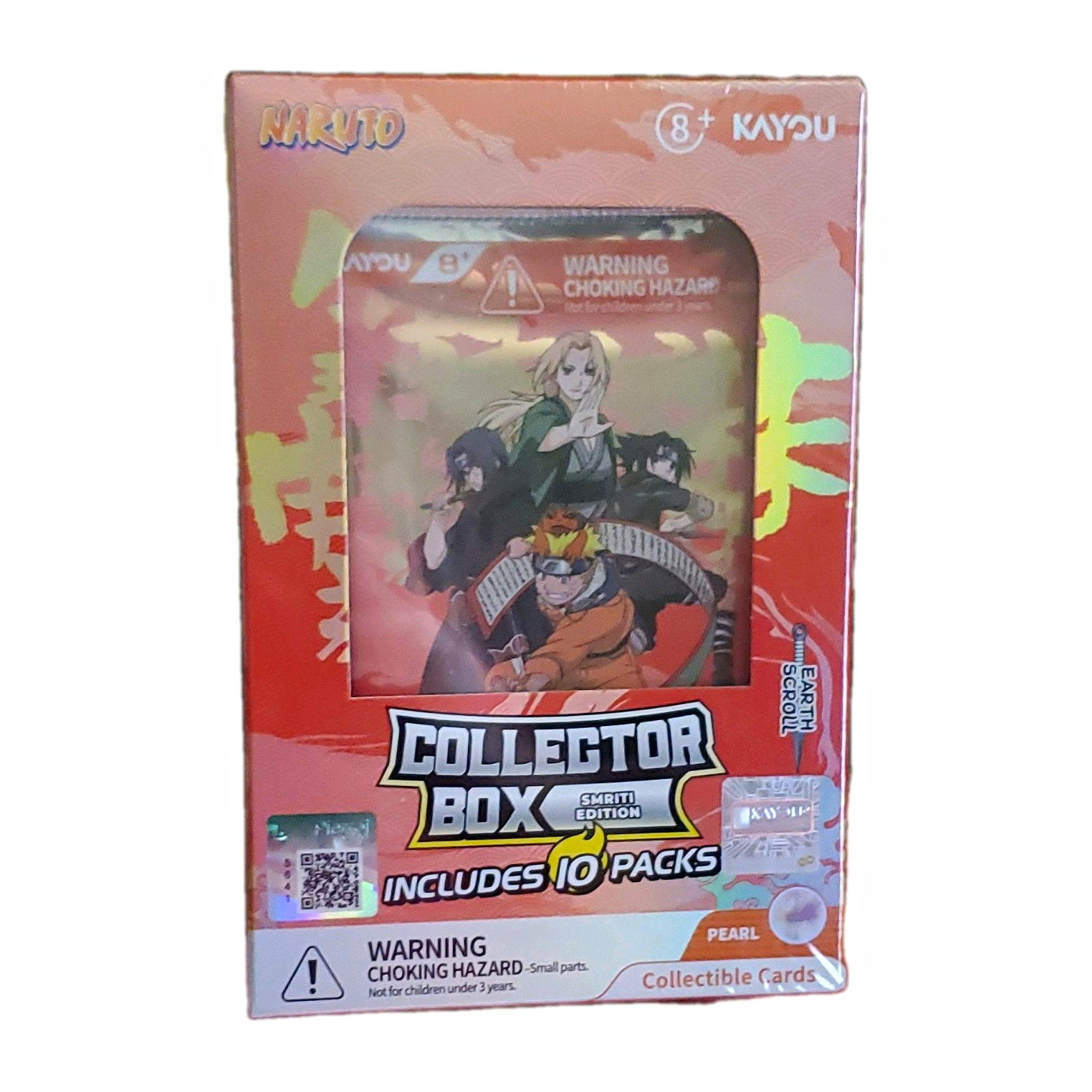 KAYOU Naruto Smriti Earth Scroll Collector Box 10 Packs 70 Cards 2026