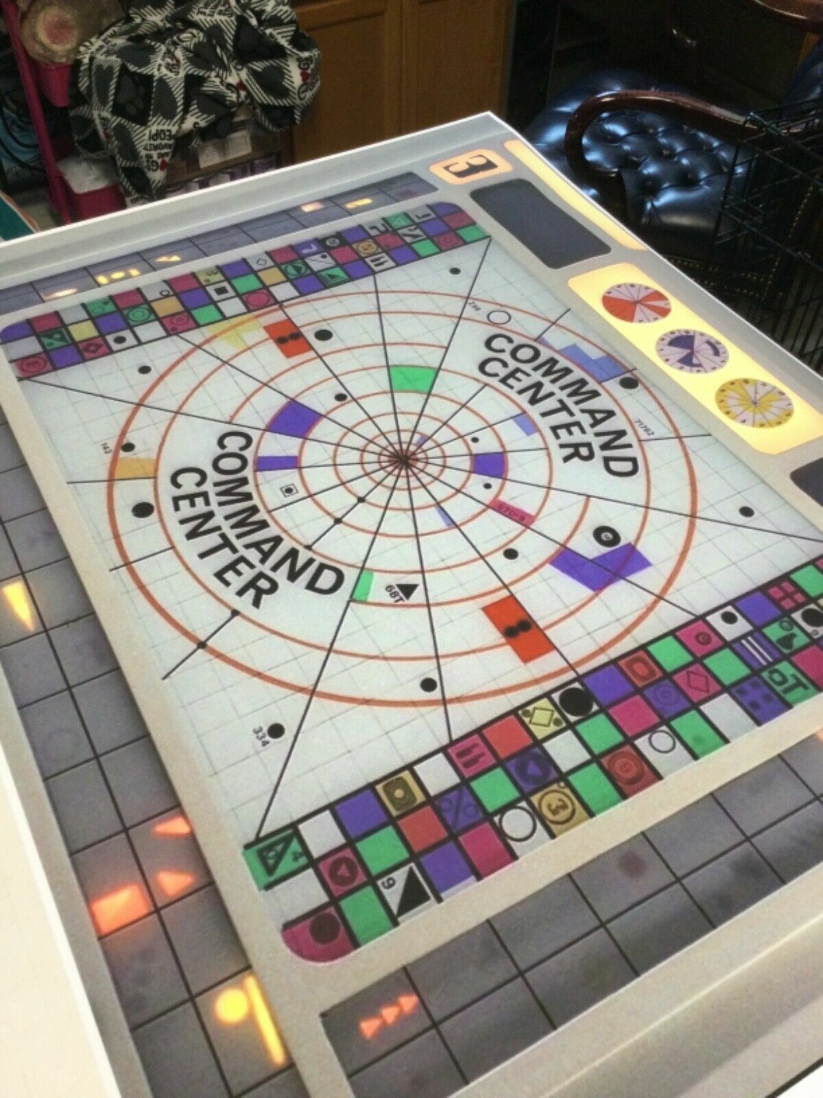 SpAcE 1999 main mission screen Prop translight Star Trek space age 3 Foot wide
