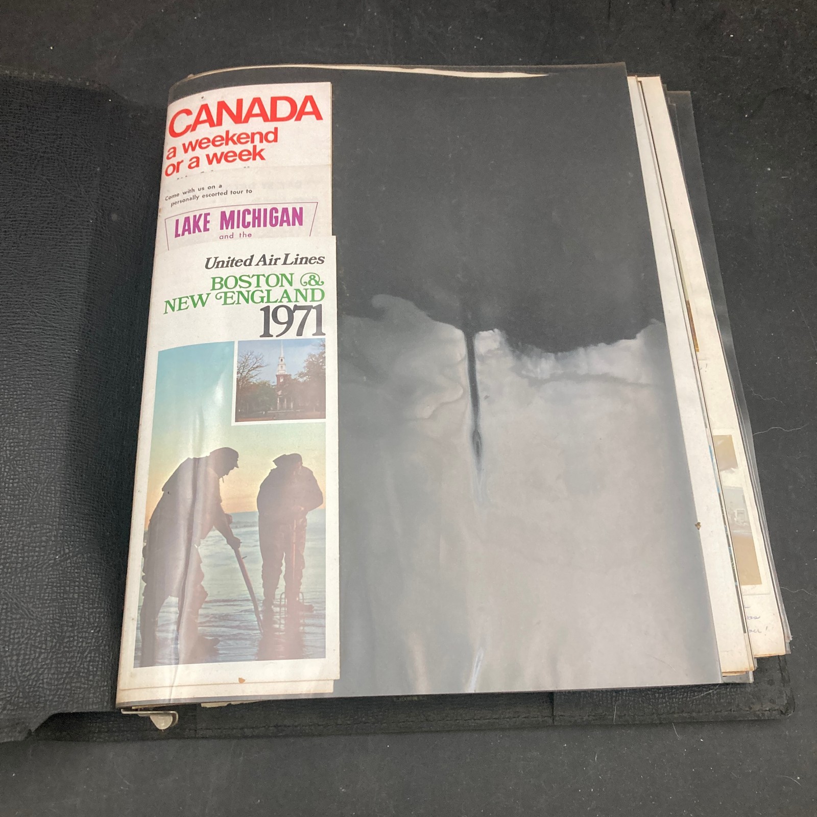 Vintage 1971 New England/Canada Vacation Scrapbook/Memory Book 30 Full Pages Vintage 1971 New England/Canada Vacation Scrapbook/Memory Book 30 Full Pages