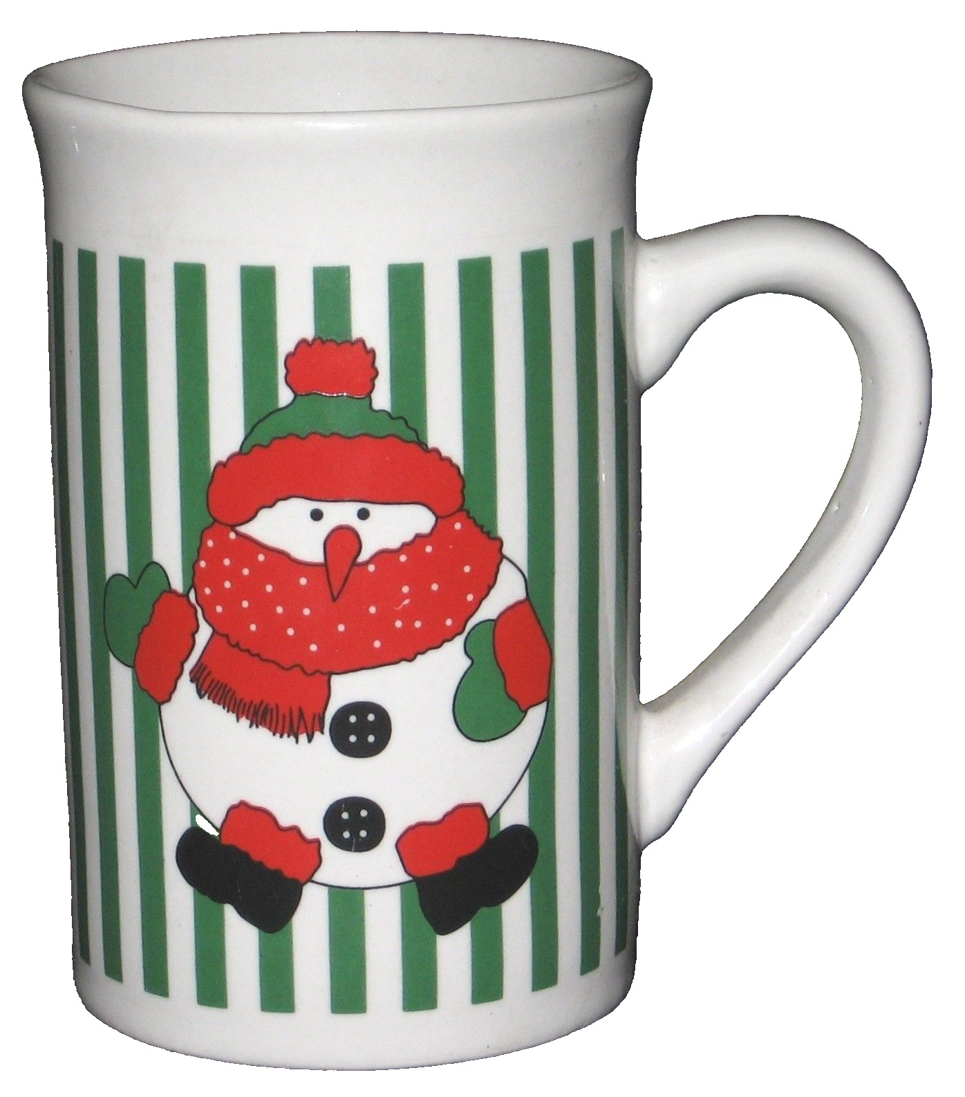 Royal Norfolk Christmas Snowman Mug Bright Colorful.