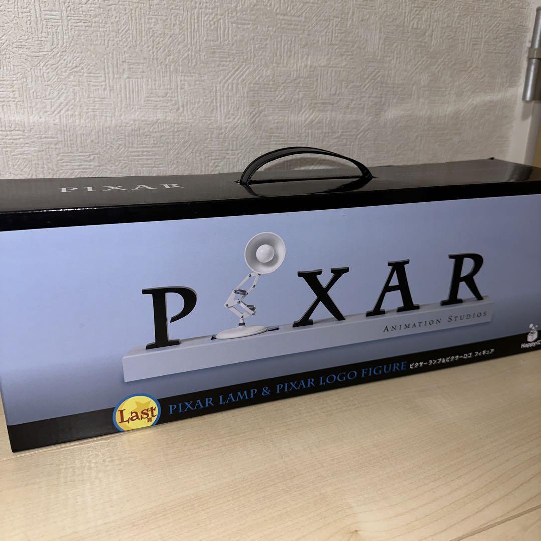 Disney PIXAR HAPPY Lottery Last One Prize Pixar Lamp & Pixar Logo Figure Japan