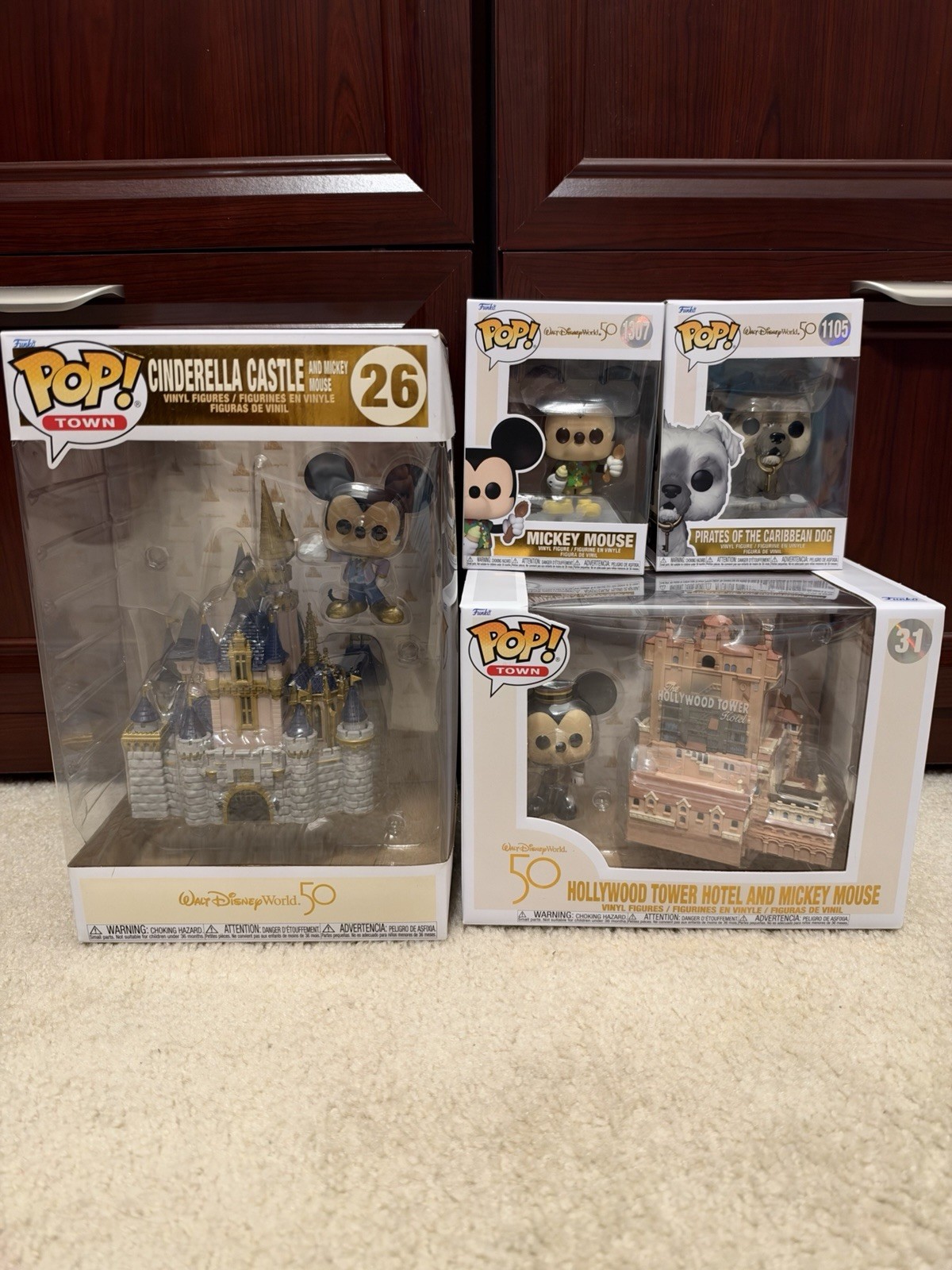 Walt Disney World 50th Anniversary Funko Pop Lot Walt Disney World 50th Anniversary Funko Pop Lot