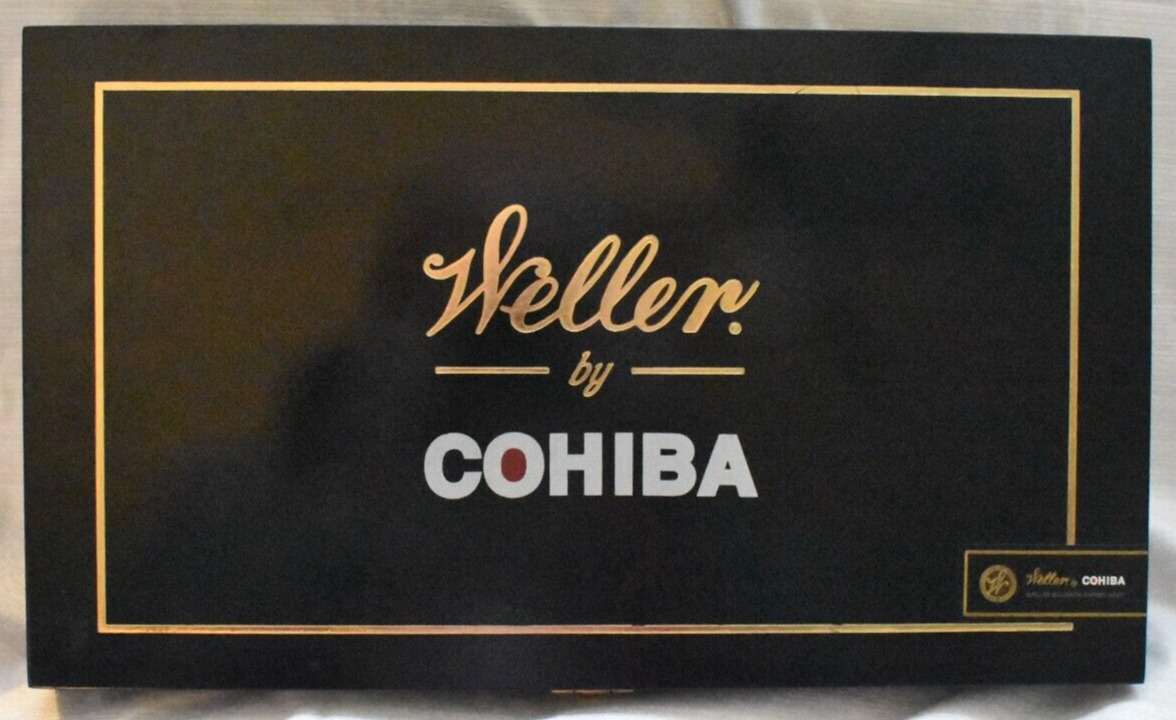 COHIBA - WELLER - GLOSS BLACK BOX - OVER SIZED - IN AMAZING CONDITION 
