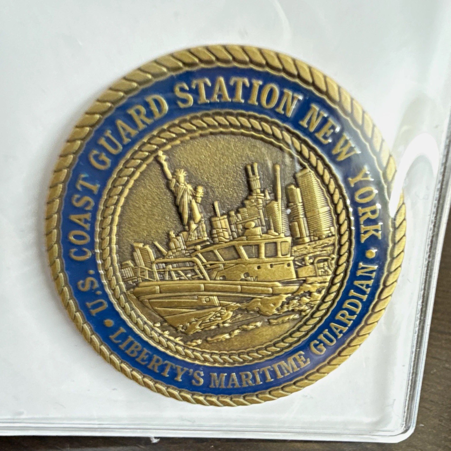 USCG Station New York 1790 Maritime Guardian Coin/Medal Militaria