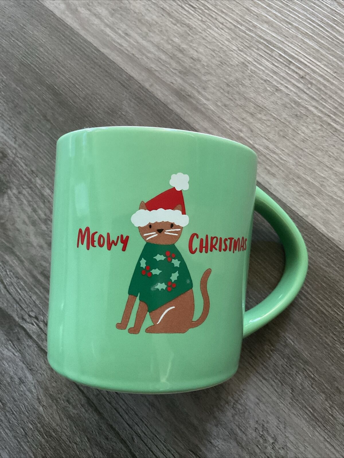 Meowy Christmas Kitty Cat Mug Christmas 2023 Coffee