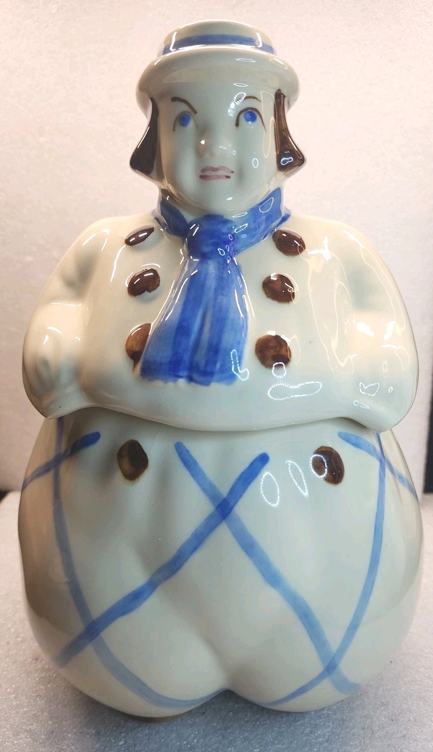 Vintage Shawnee USA Pottery “Happy” Dutch Boy Cookie Jar Hand Painted
