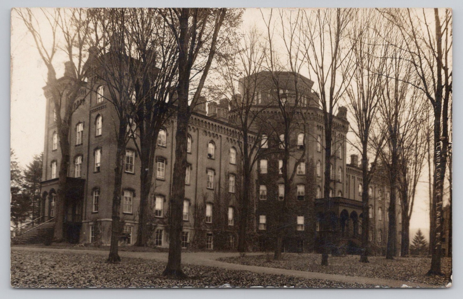 Elmira College, Elmira, New York NY 1910 RPPC Postcard Elmira College, Elmira, New York NY 1910 RPPC Postcard