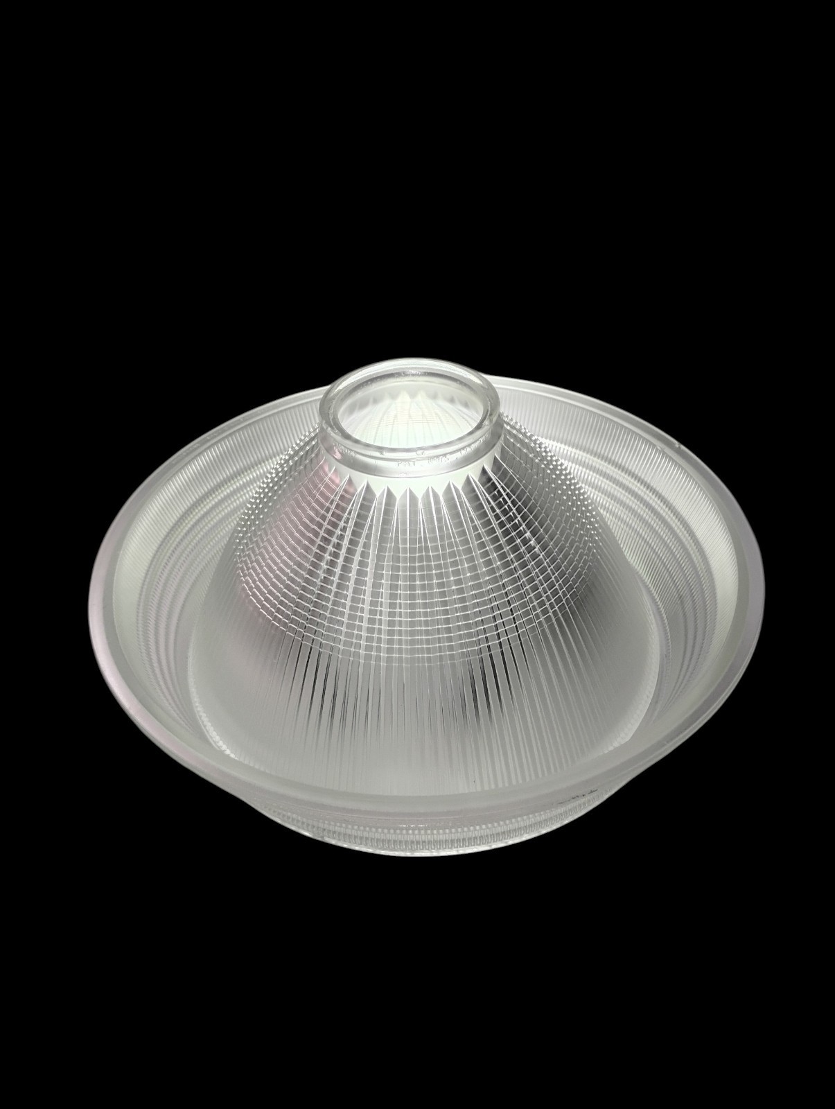 Complete Holophane Sailor Hat Fixture W/center Rare DIFFUSER. READ DETAILS 
