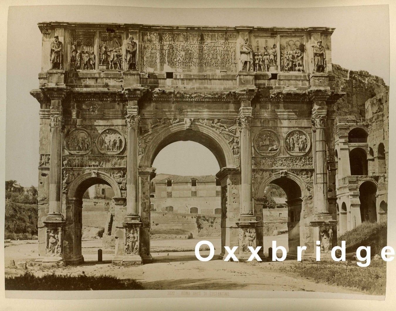 Arch of Constantine Rome Italy 1880 Roman Architecture Julius Cesar Gladiator Arch of Constantine Rome Italy 1880 Roman Architecture Julius Cesar Gladiator