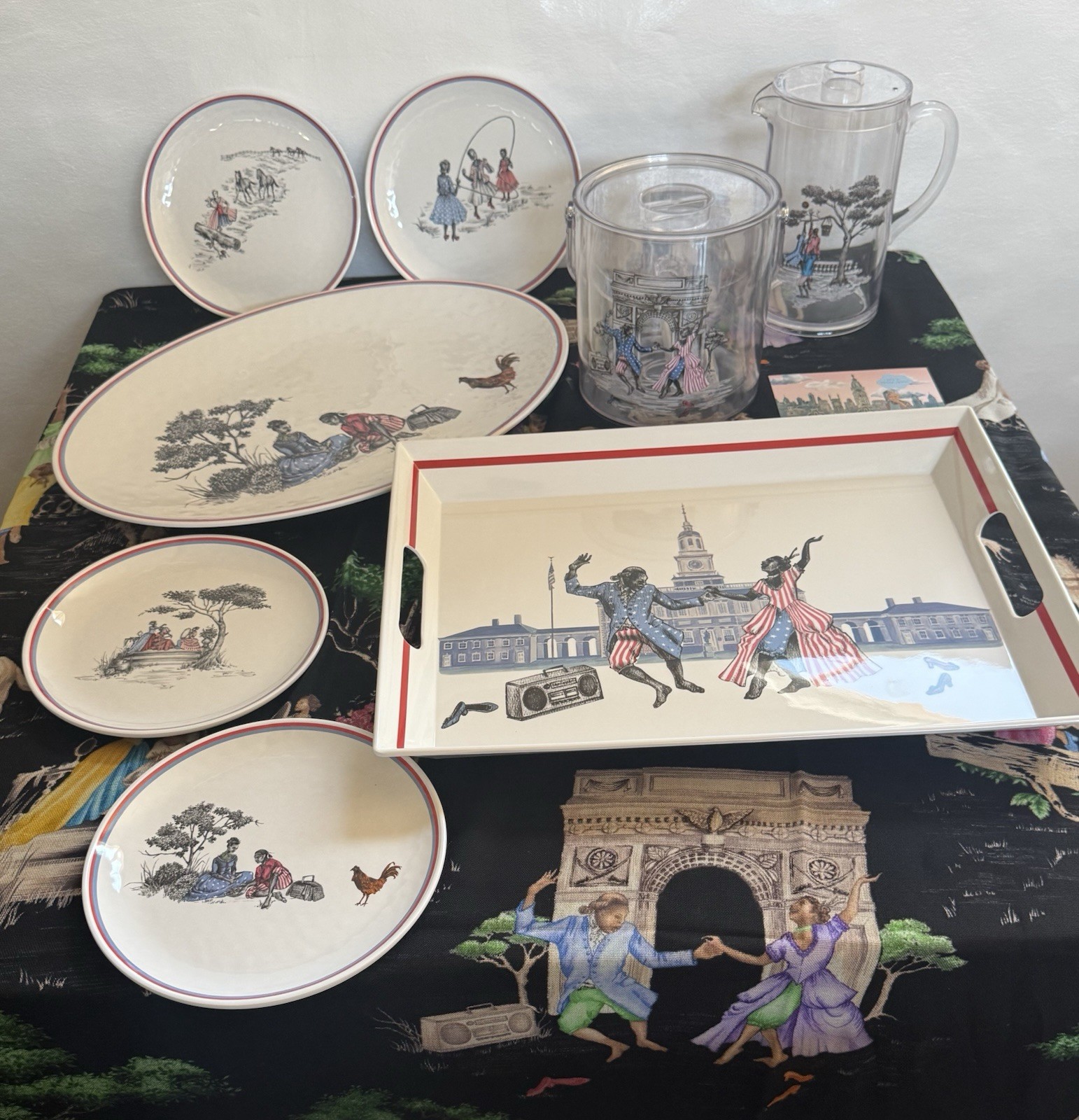 Entire Sheila Bridges Harlem Toile Collection for Walmart – Sold Out Brand New