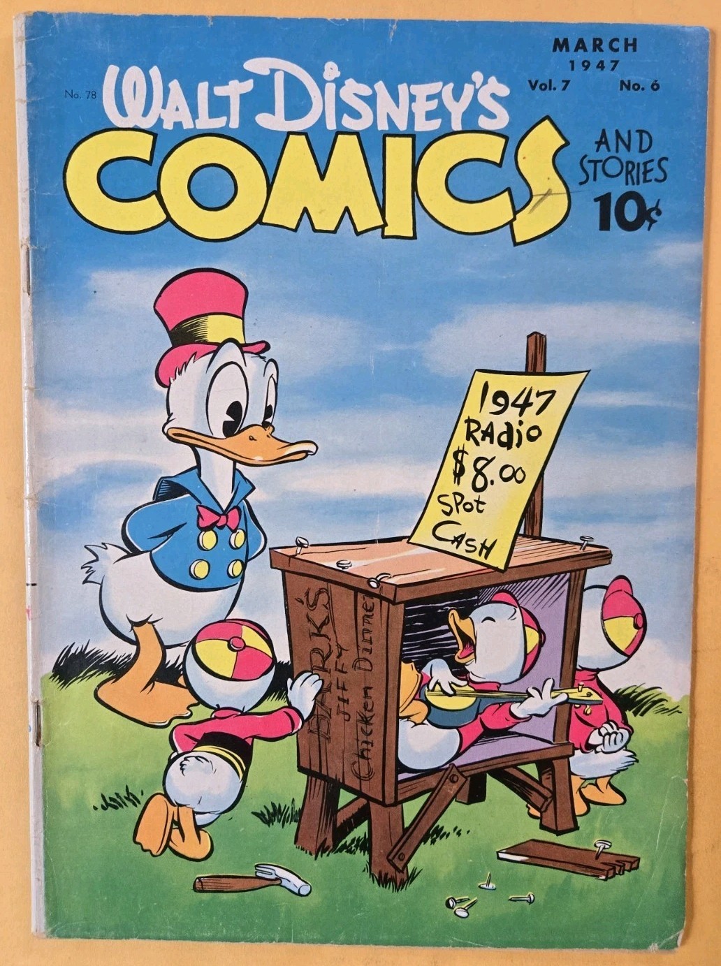 Walt Disney's Comics And Stories #78 G/VG (3.0) Dell Comics 3/47