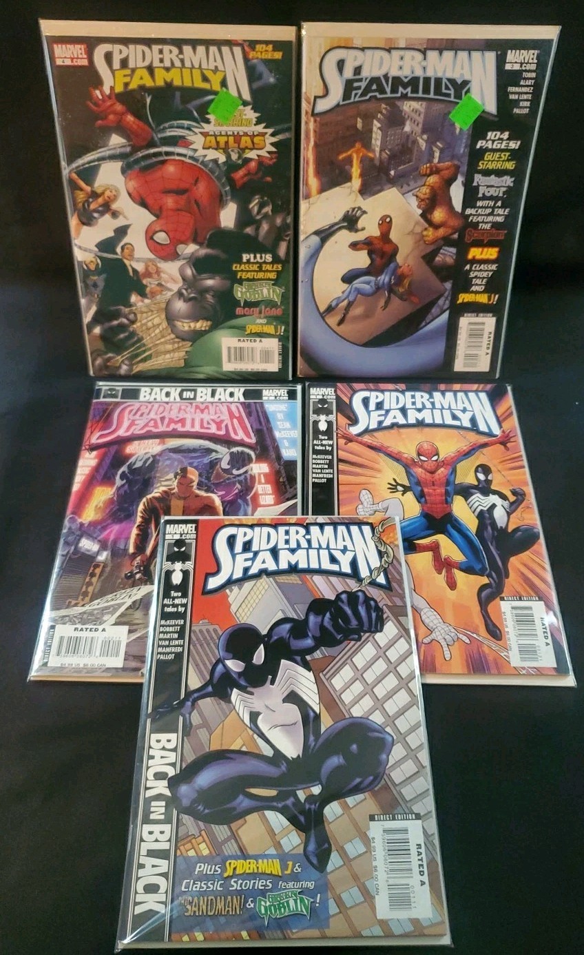 Spider-Man Family 1-4 Marvel Comics Lot Run VF Variant See Detailed Pics 14S \' Spider-Man Family 1-4 Marvel Comics Lot Run VF Variant See Detailed Pics 14S \'