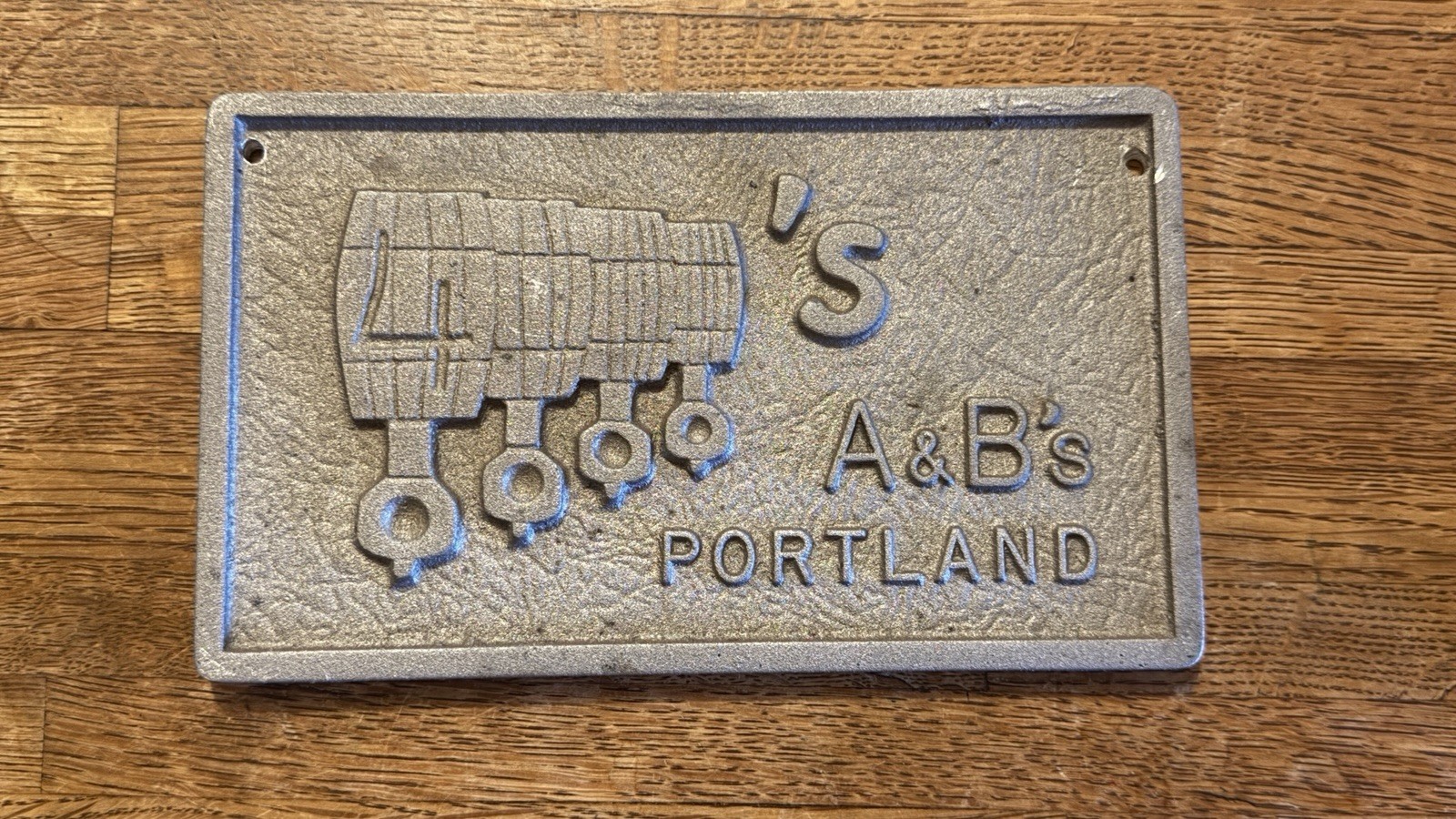 Vintage Car Club Plaque Portland Oregon 4’s A And B’s Hot Rod Kustom 50s 60s