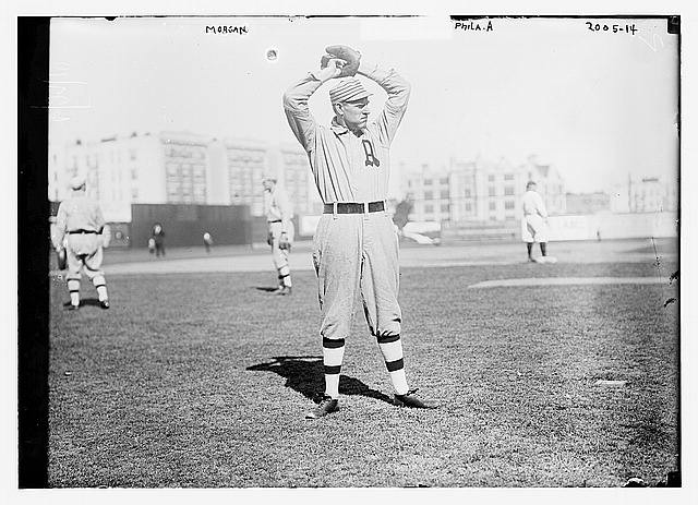 Cy Morgan Philadelphia AL baseball c1900 Large Old Photo