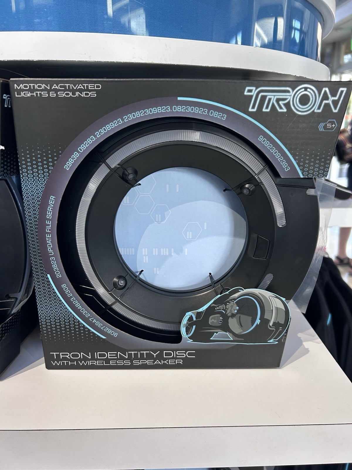Disney Parks Tron Lightcycle Run Identity Disc with Bluetooth Speaker NIB Disney Parks Tron Lightcycle Run Identity Disc with Bluetooth Speaker NIB