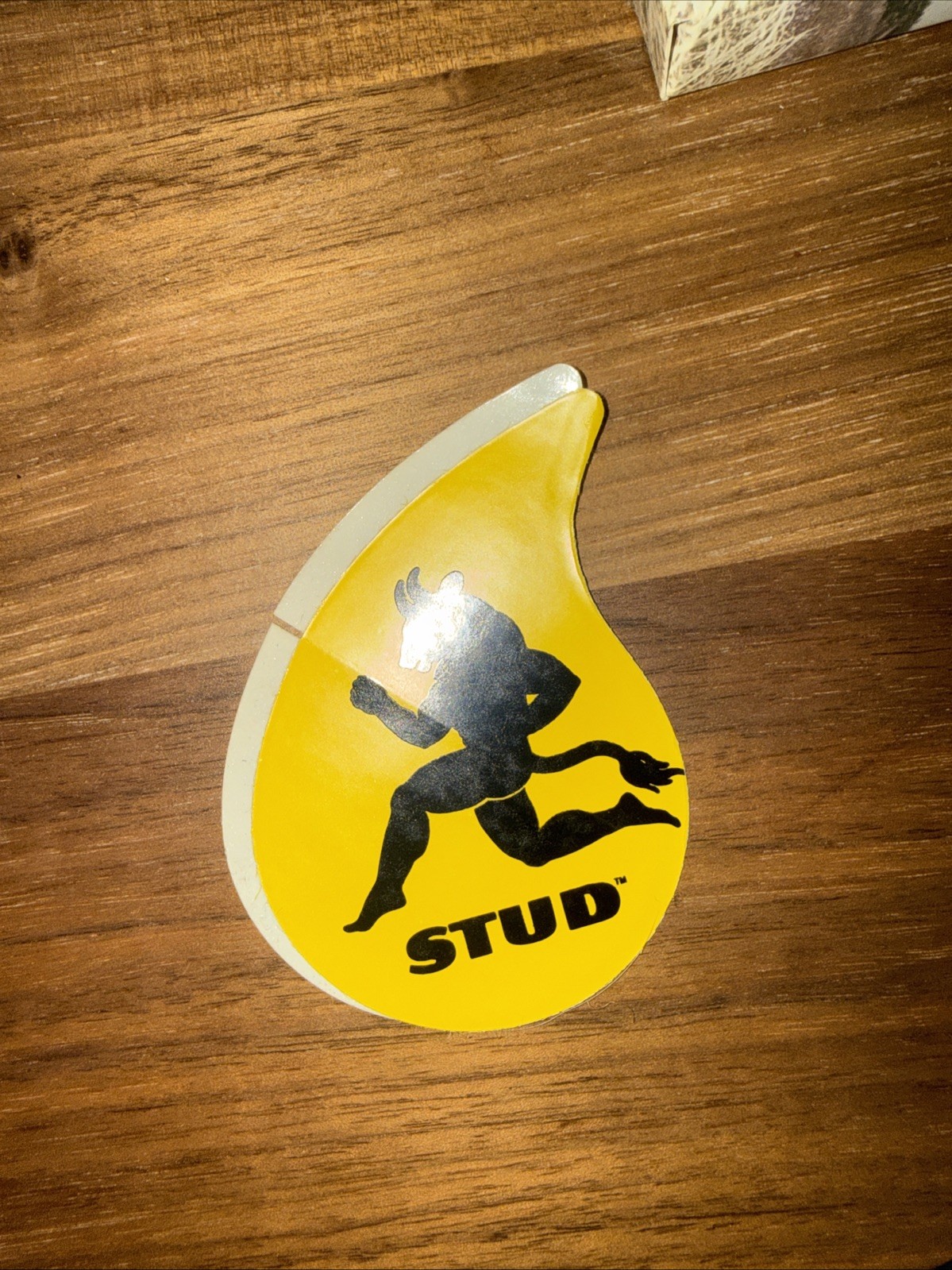 Vintage NOS Yellow 3.5” Stud Oil Original Decal Sticker Fast Shipping