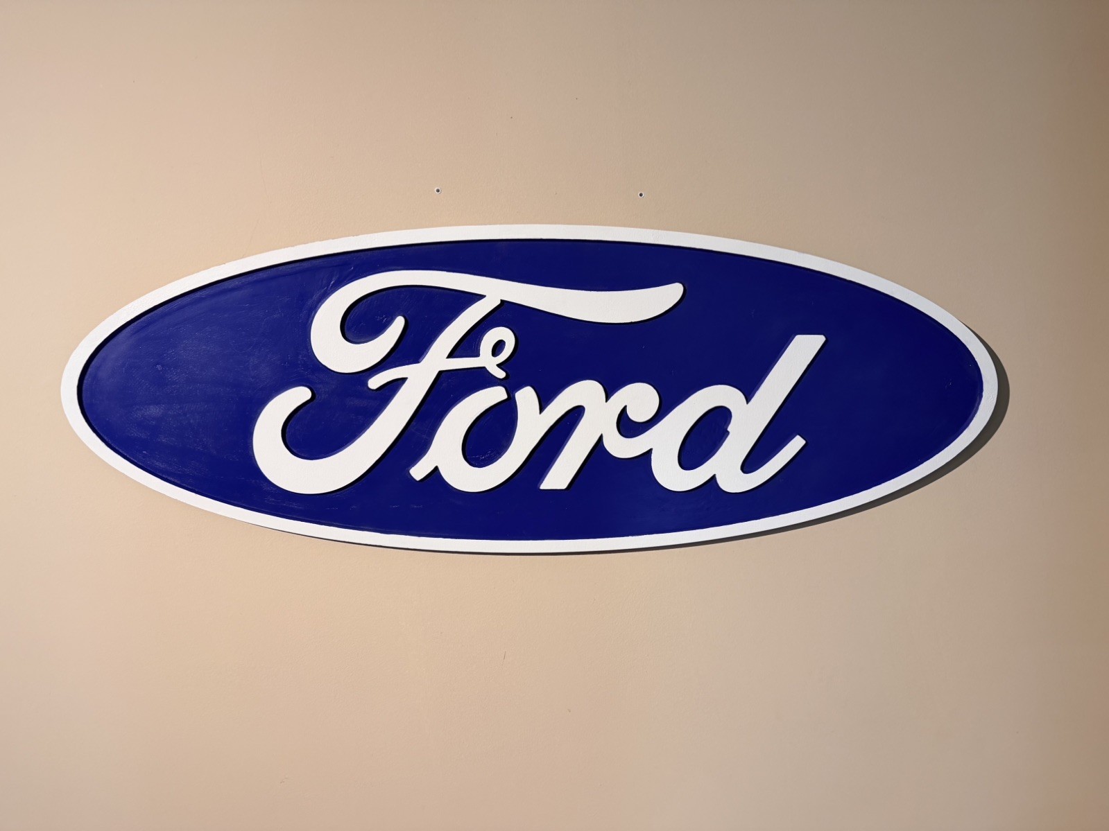 Jumbo Wooden Ford Badge Sign For Mancave Jumbo Wooden Ford Badge Sign For Mancave