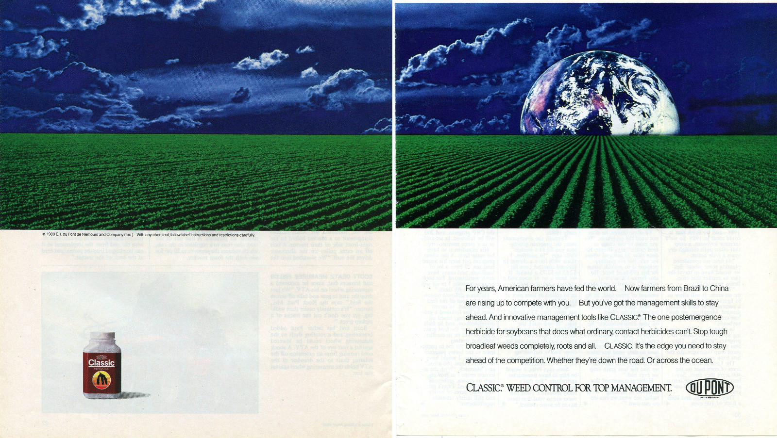 1989 Du Pont Classic Weed Control 2 Page 