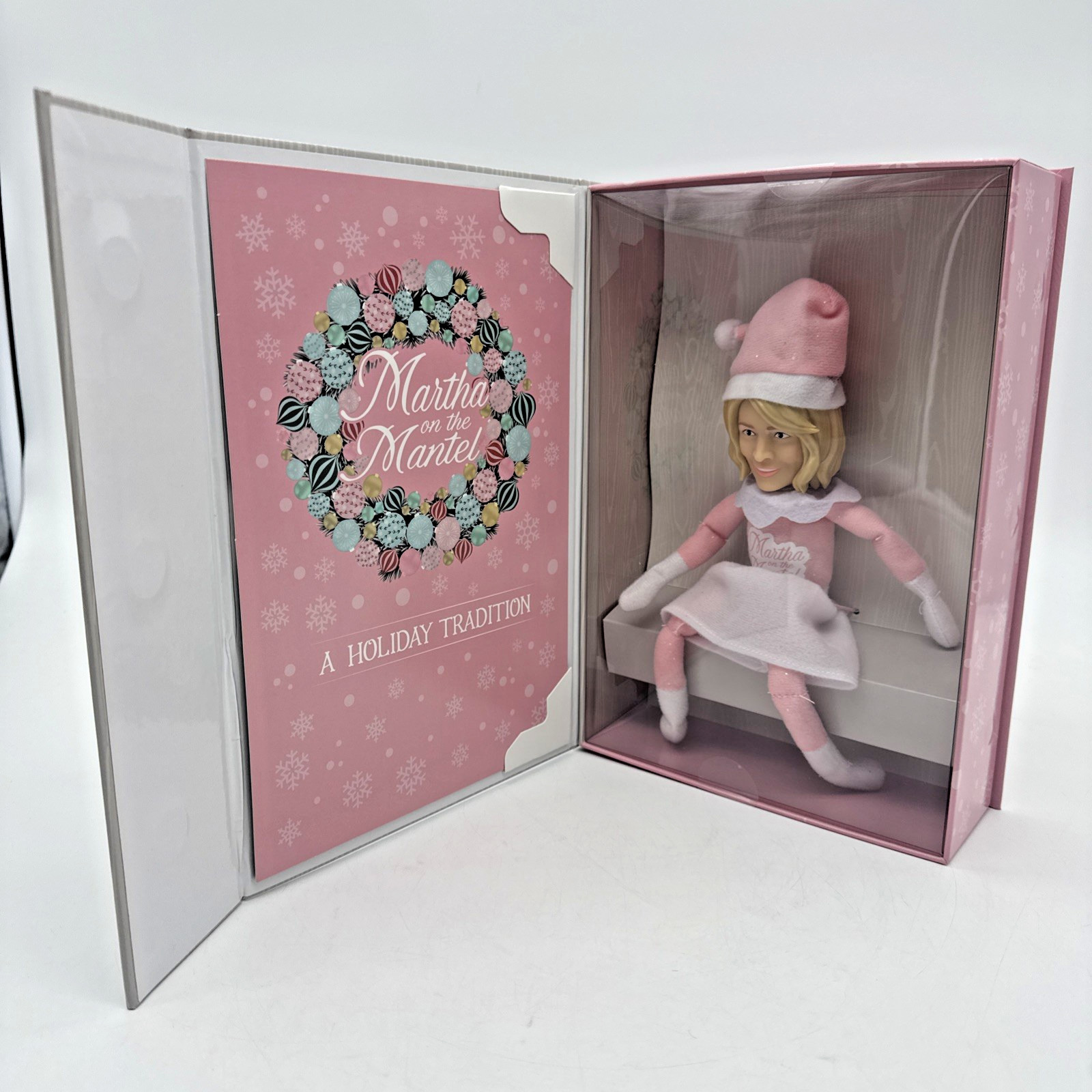 Martha Stewart on a Mantle 2025 Christmas Holiday 12” Plush Doll Collectible Box