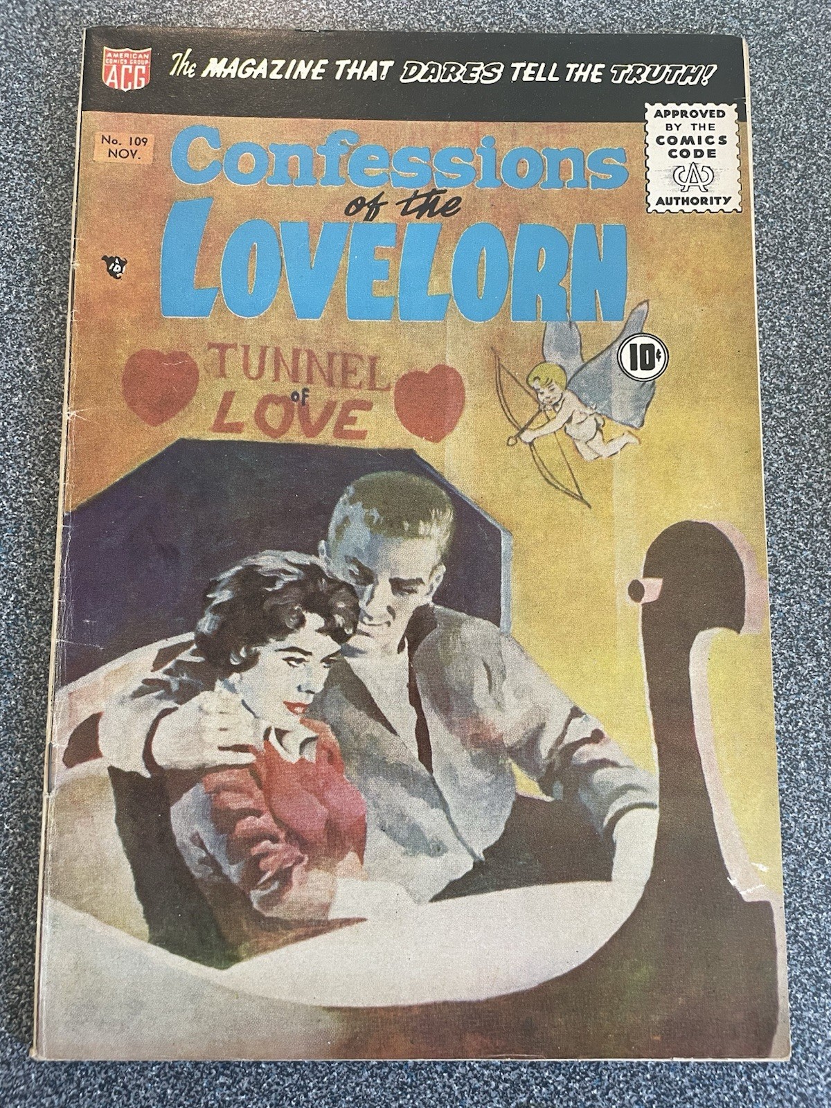 Confessions of the Lovelorn #109 (1959) Mid Grade Grey Tone Golden Age Romance