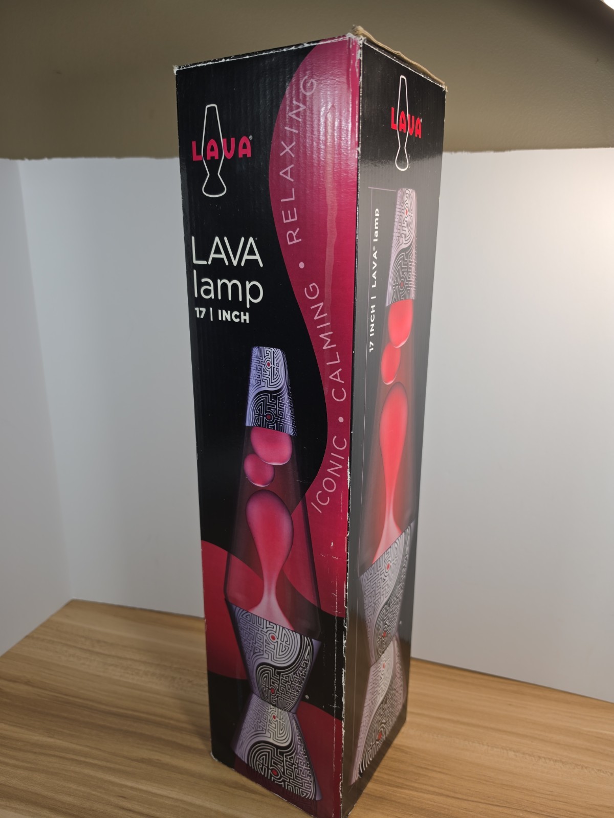 Retro Lava The Original Lava Lamp 17” YIN YANG RED LAVA Schylling