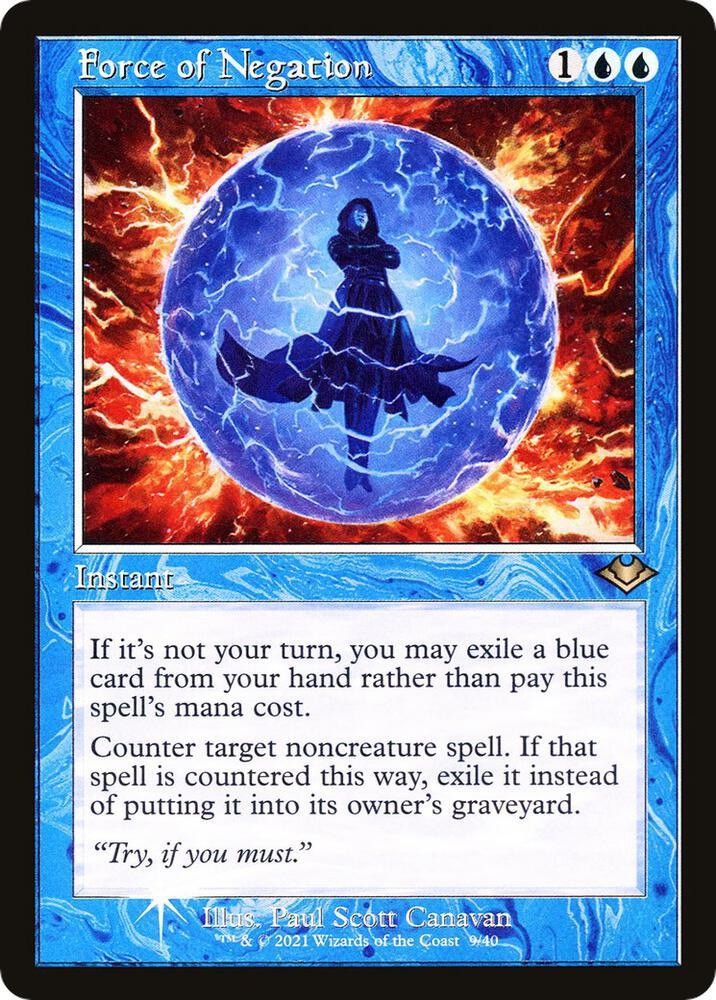Force of Negation Retro Etched Foil | Modern Horizons 2 MTG NM