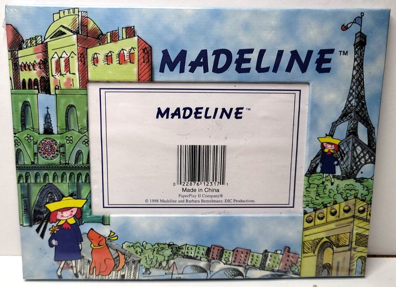 2000 VTG Madeline Photo Picture Frame by Paper Play 2 Company #3139 7.5\