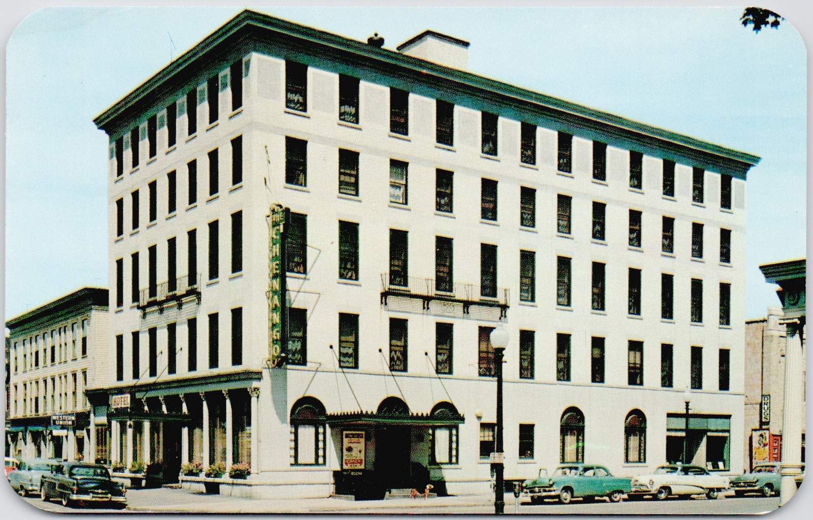 The Chenango Hotel Norwich NY Rooms Sprinklered For Your Postcard P-143