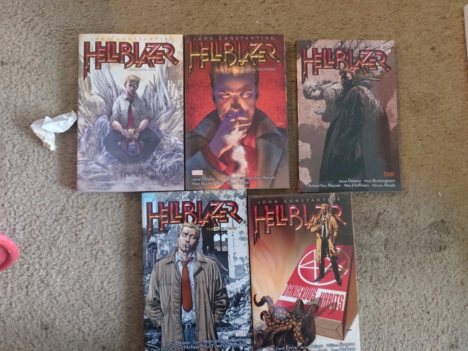 John Constantine Hellblazer Deluxe TPB Lot Complete Set 1-26 DC Comics Vertigo