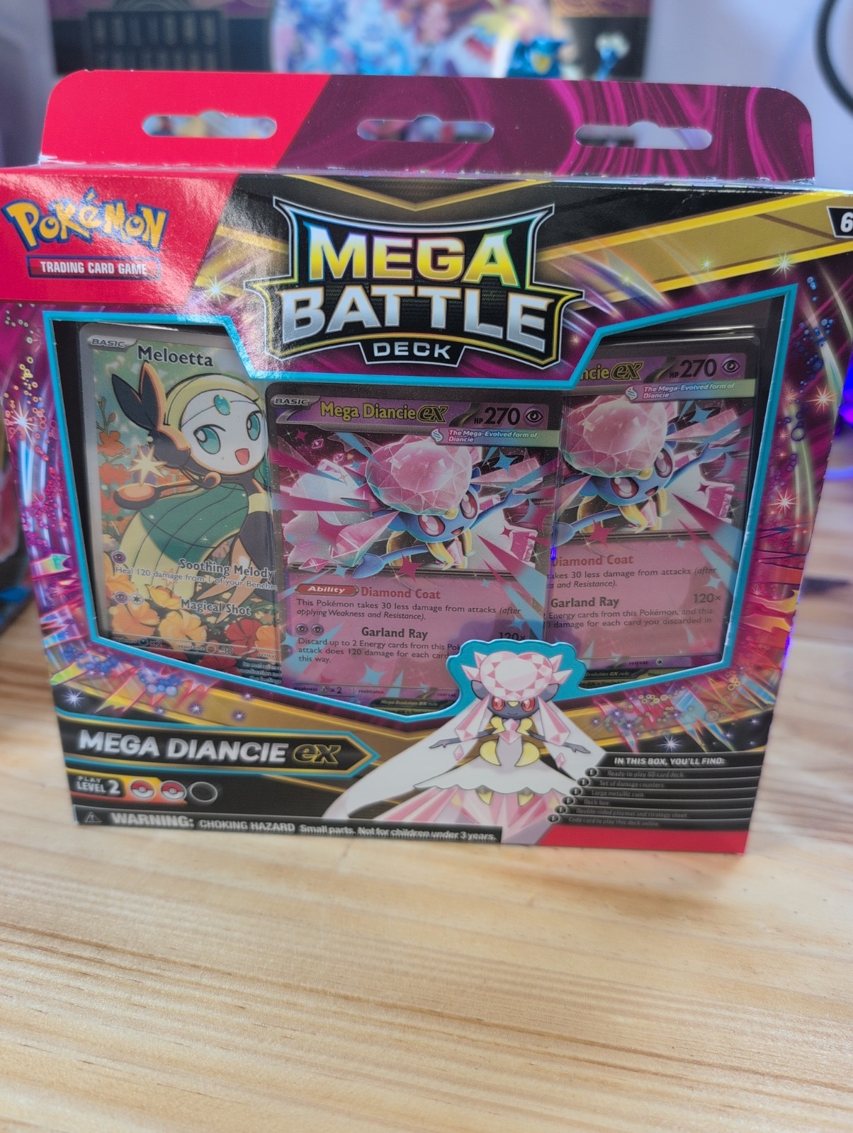 Mega Battle Box Mega Diancie EX Pokemon Card Game English