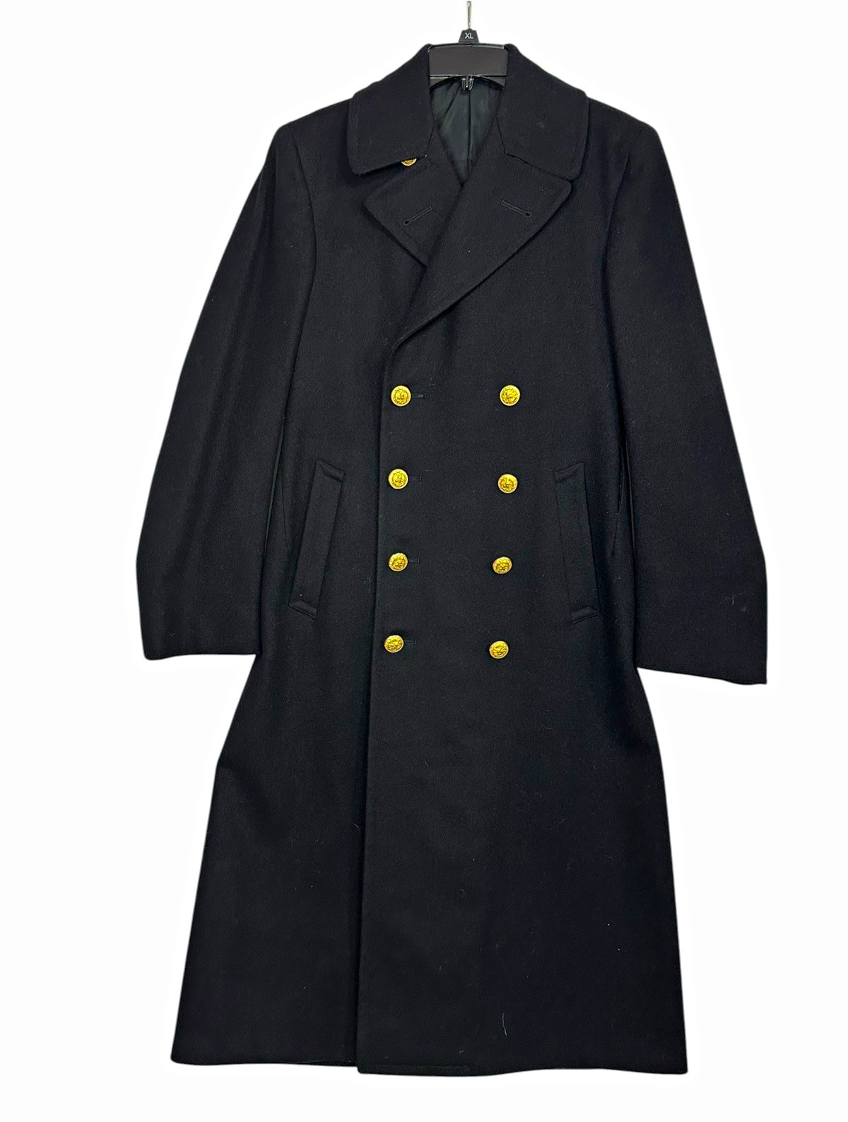1964 US Navy Officer Bridge Coat 100% Wool Gold Buttons 36L Vietnam Era Vintage 1964 US Navy Officer Bridge Coat 100% Wool Gold Buttons 36L Vietnam Era Vintage