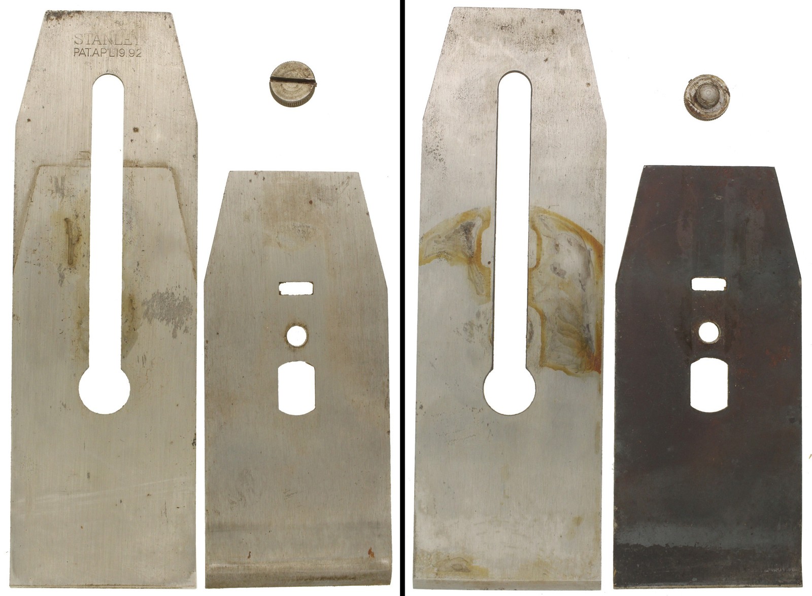 Founder\'s Grade Blade & Chip Breaker for No. 8/608 Plane- Pat. \'92- mjdtoolparts