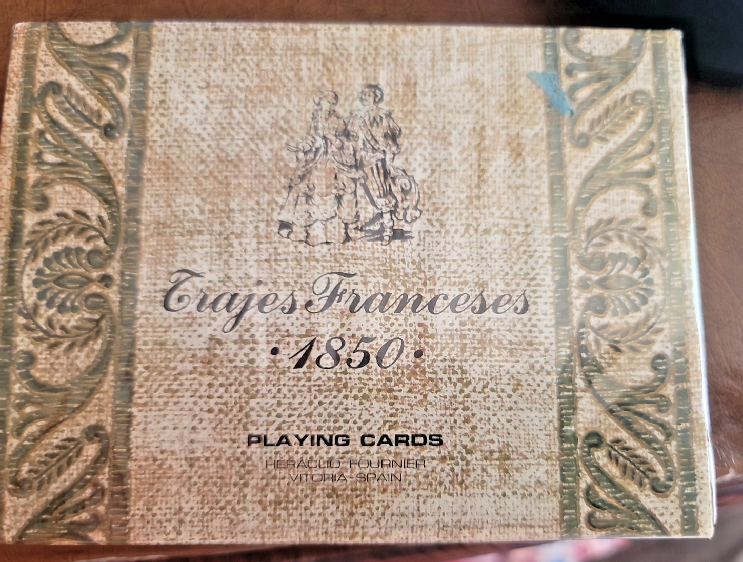Sealed VTG Trajes Franceses 1850 Playing Cards Heraclio Fournier Vitoria-Spain.
