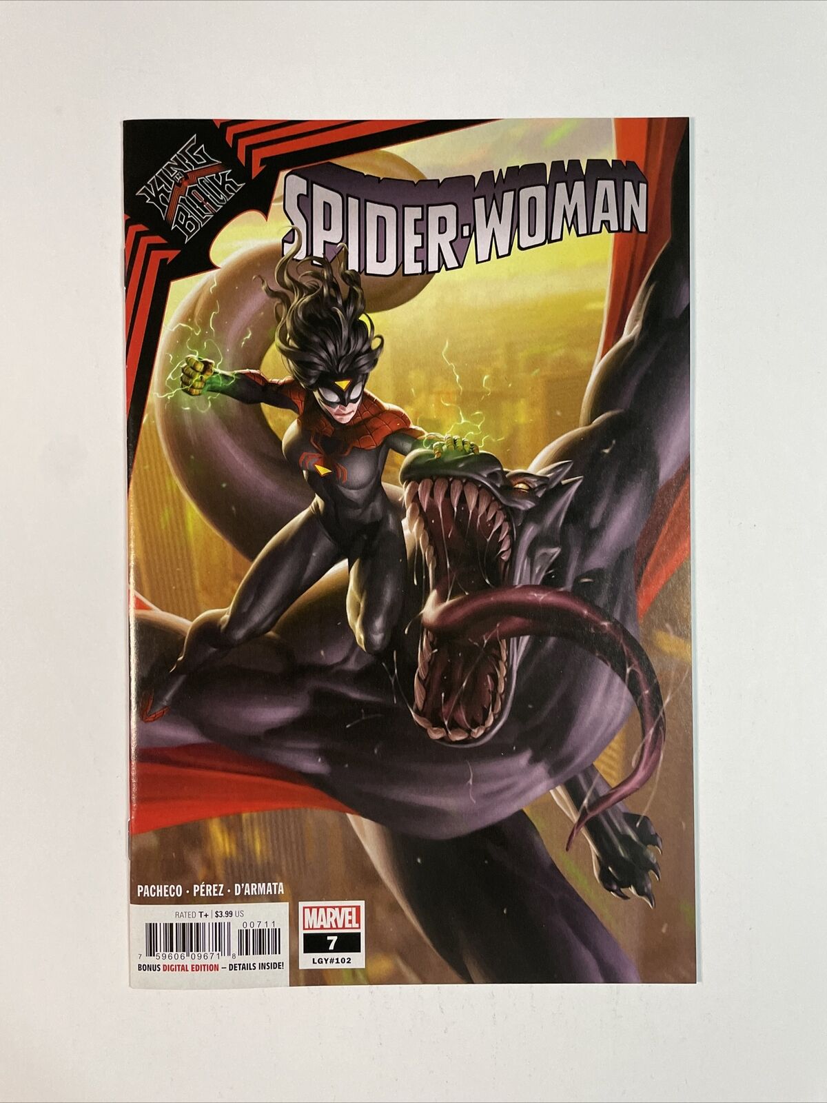 Spider-Woman #7 (2021) 9.4 NM Marvel High Grade King In Black Yoon Cover Comic