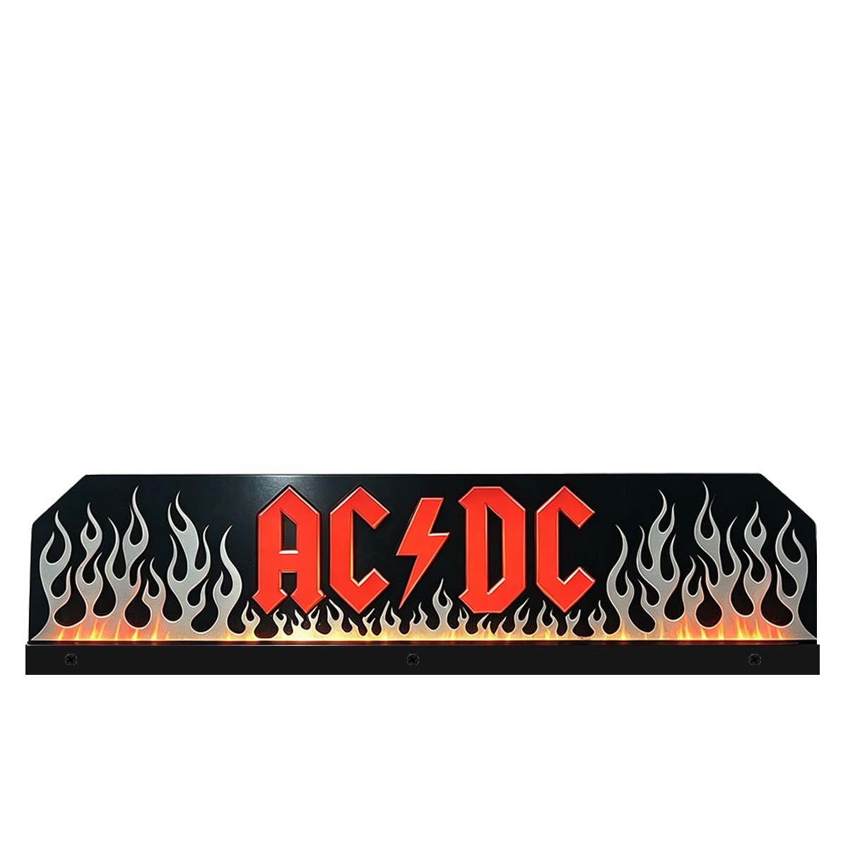 AC/DC Red Pinball Topper Acrylic LED RGB Topper for Pinball Mahine Arcade Decor-