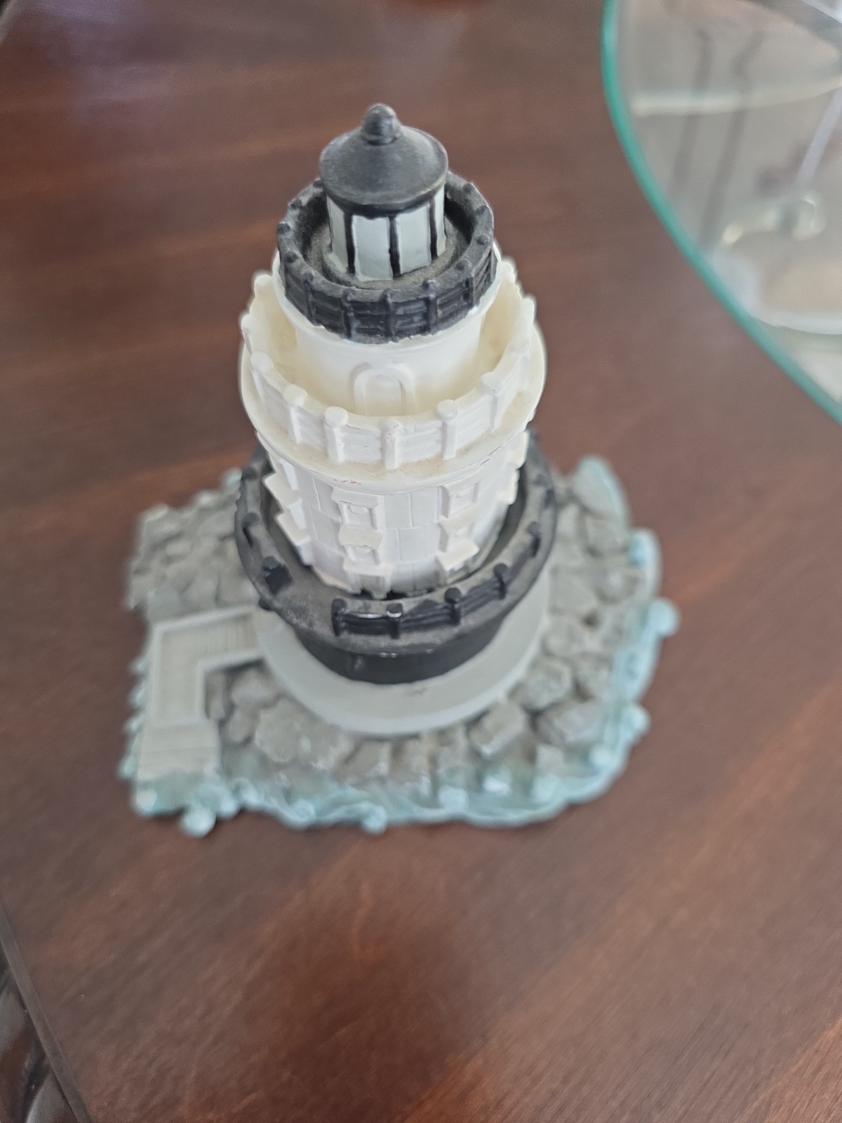 Scaasis Original Lighthouse Harbor Of Refuge Deleware SC231B With Box 5.5”