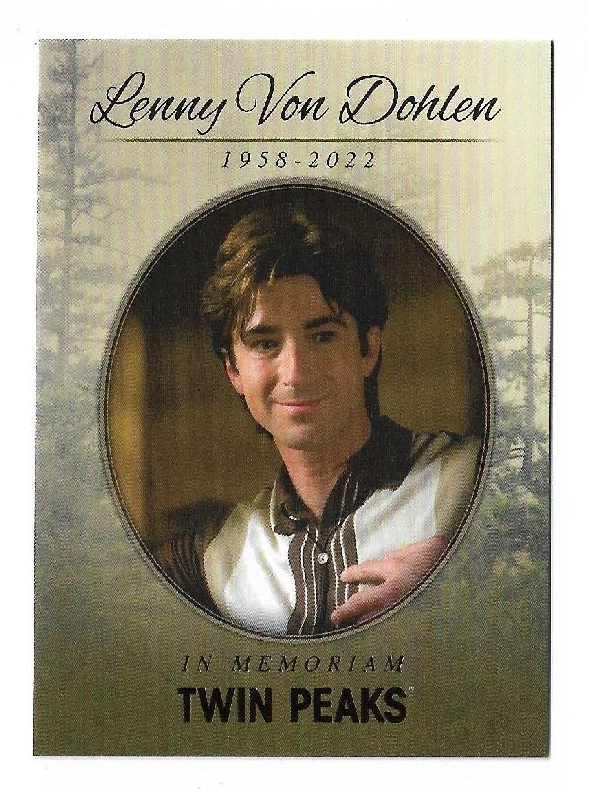 Twin Peaks The Log Lady Chronicles In Memoriam M22 Lenny Von Dohlen