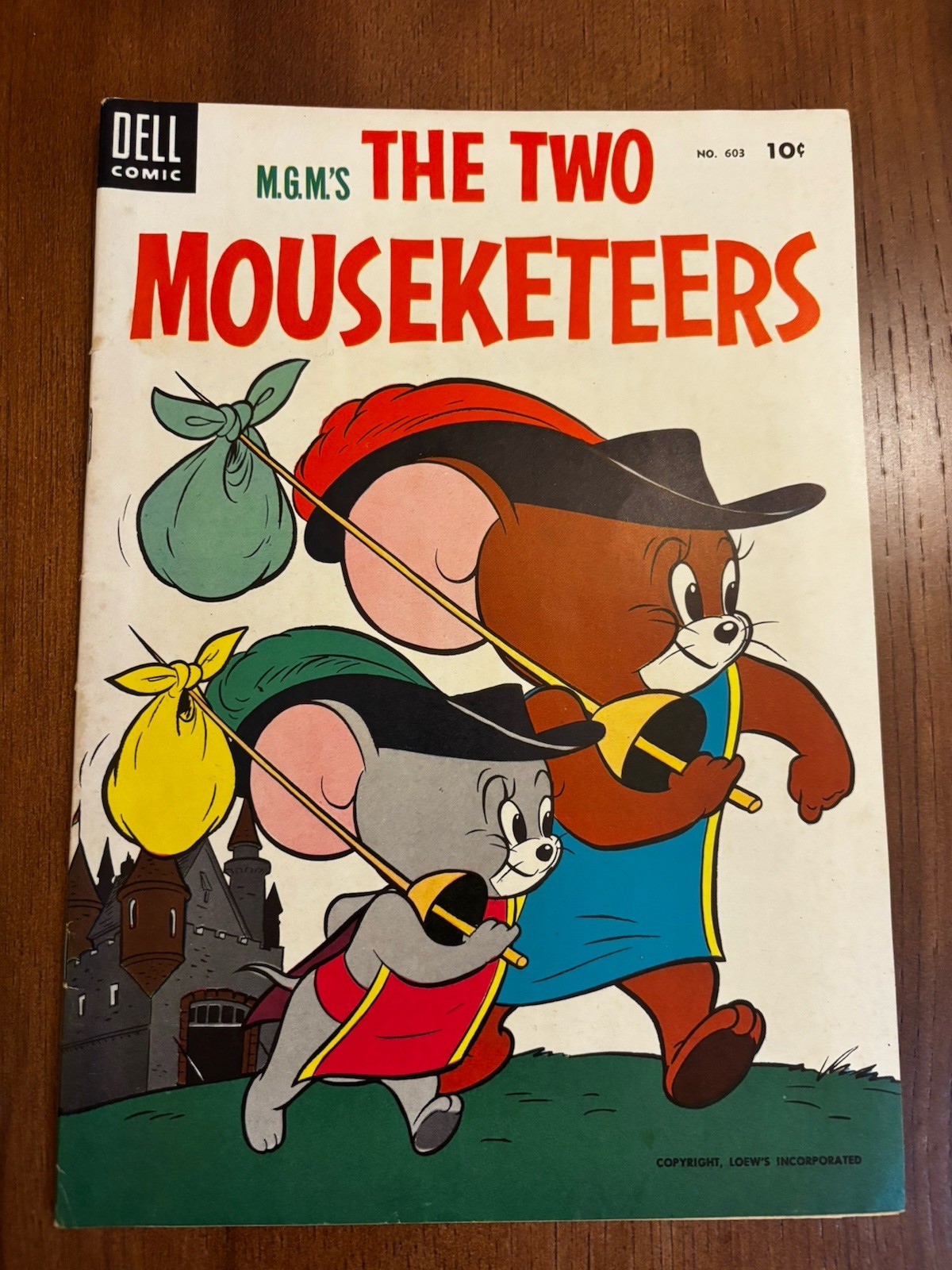 MGM ‘S THE TWO MOUSEKETEERS Four Color  #603,  1954