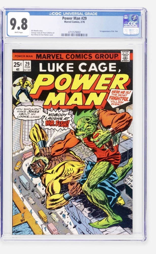Power Man 29 9.8 CGC White Pages 1st Appearance
