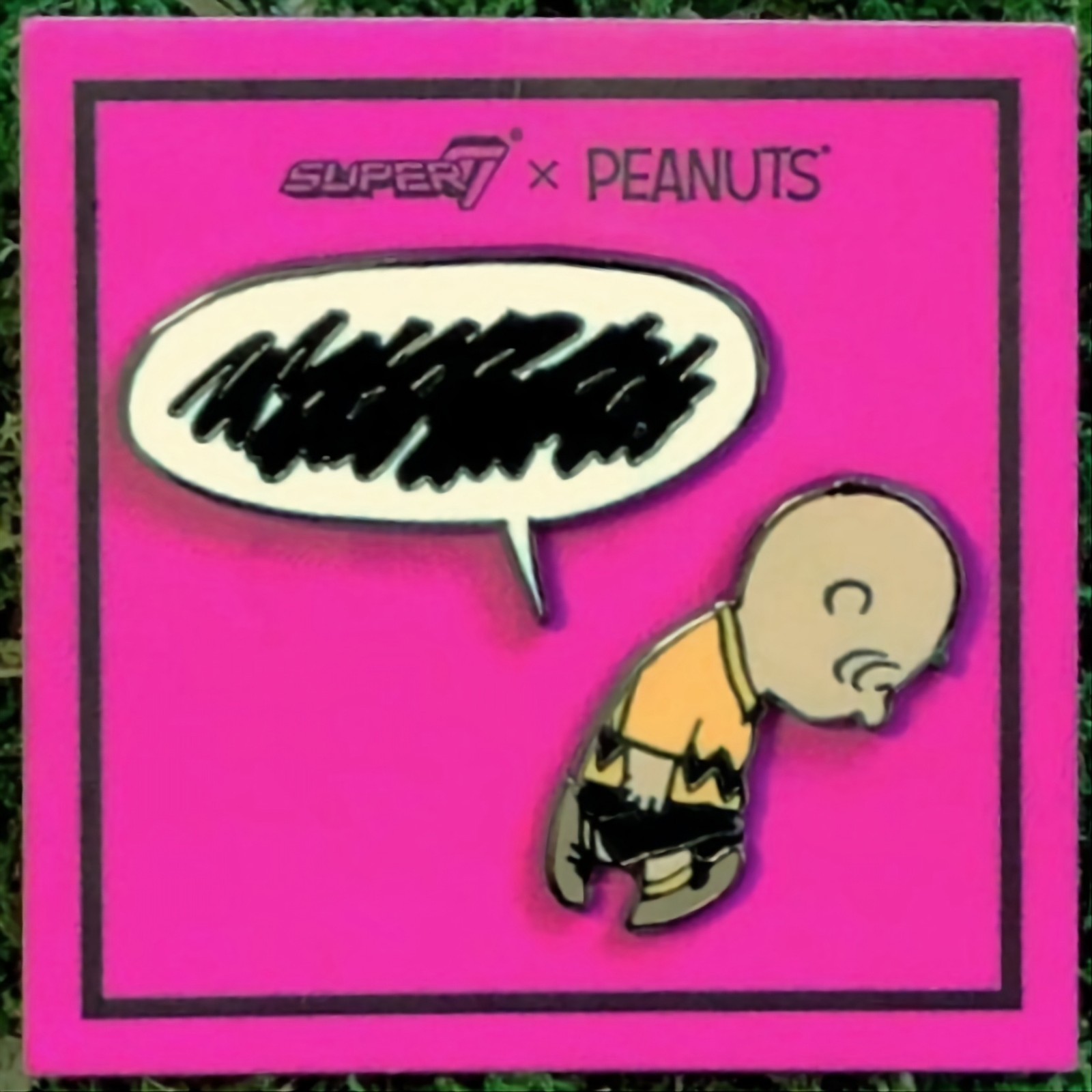 ⚡RARE⚡ SUPER7 x PEANUTS Charlie Brown Pin *BRAND NEW* SDCC 2019 