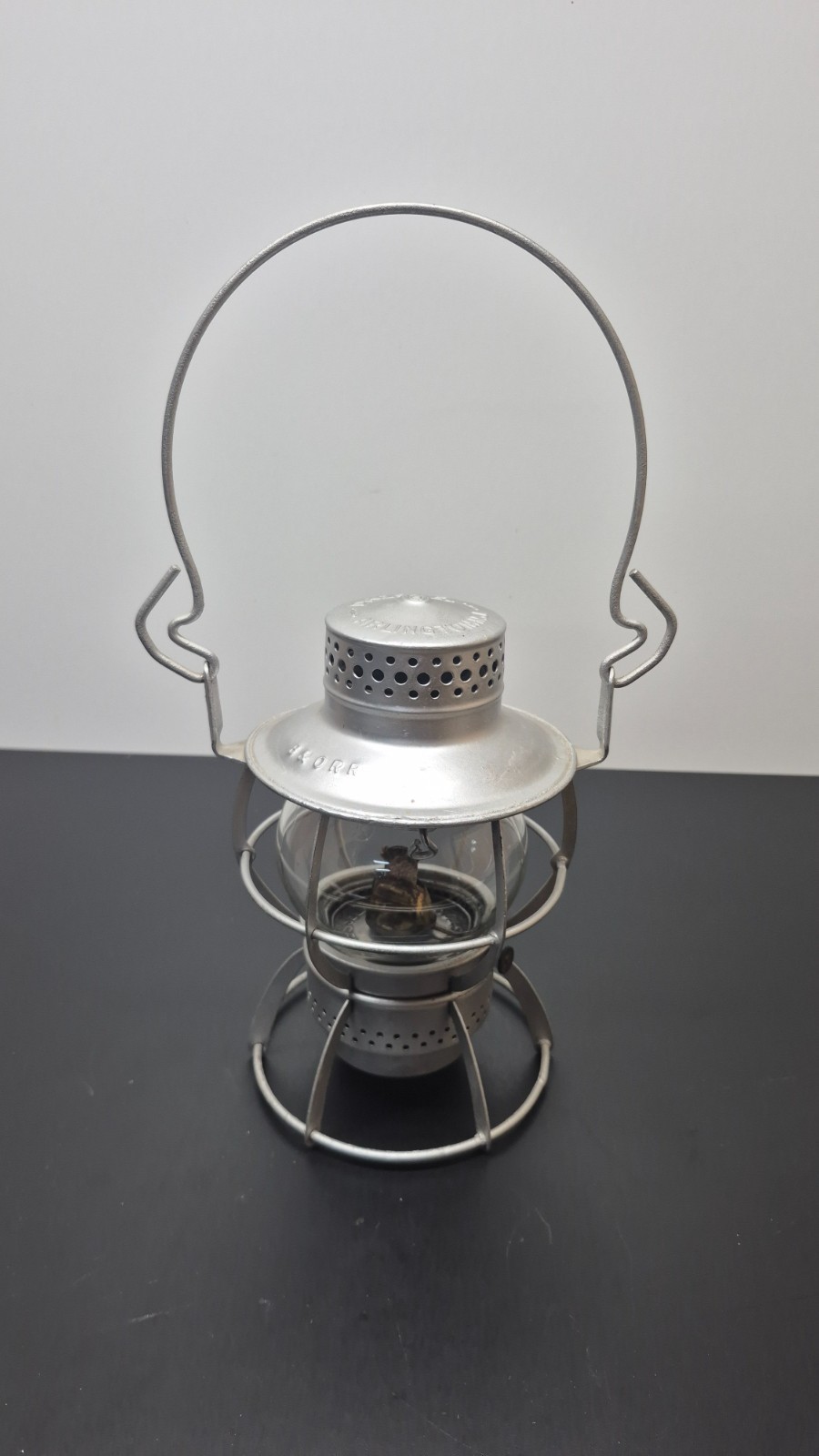 Vintage Dressel Short Globe B&O Railroad Lantern Arlinton N.J. USA