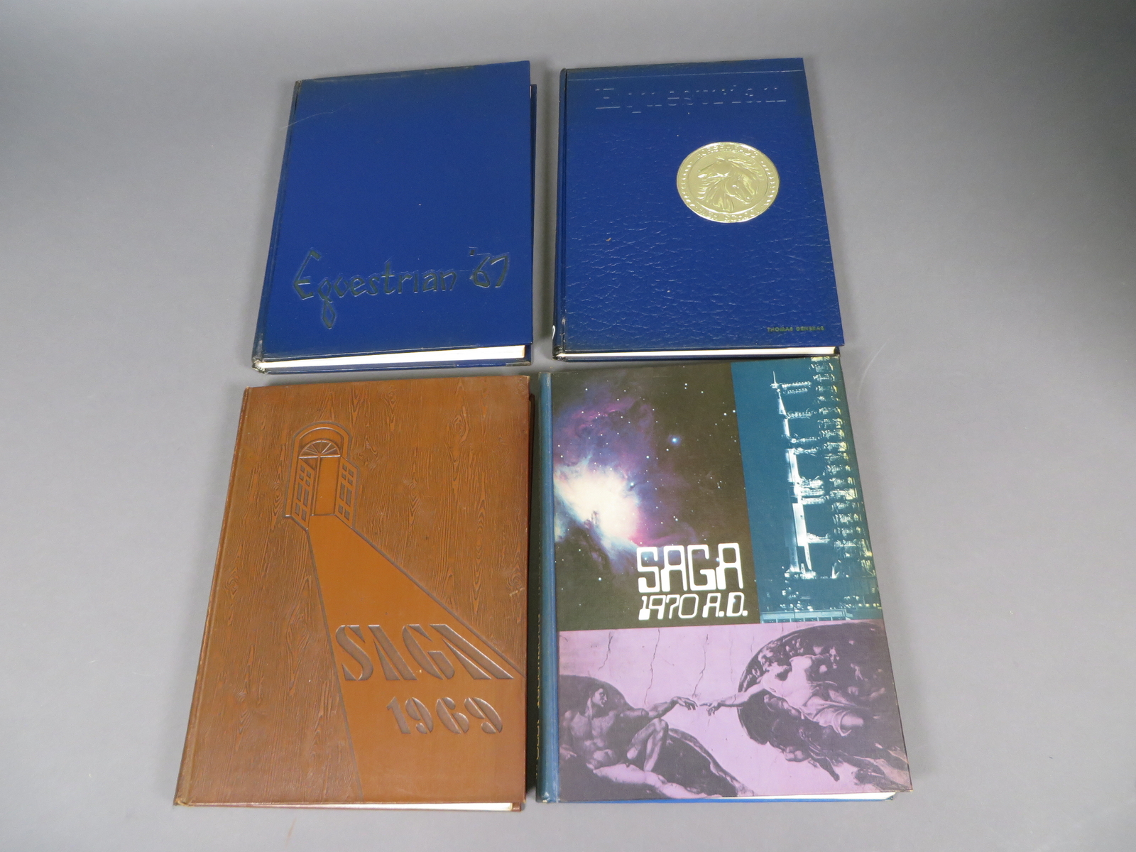 Vintage1967-1970 Horseheads Highschool & SUNY Brockport College Yearbooks Lot