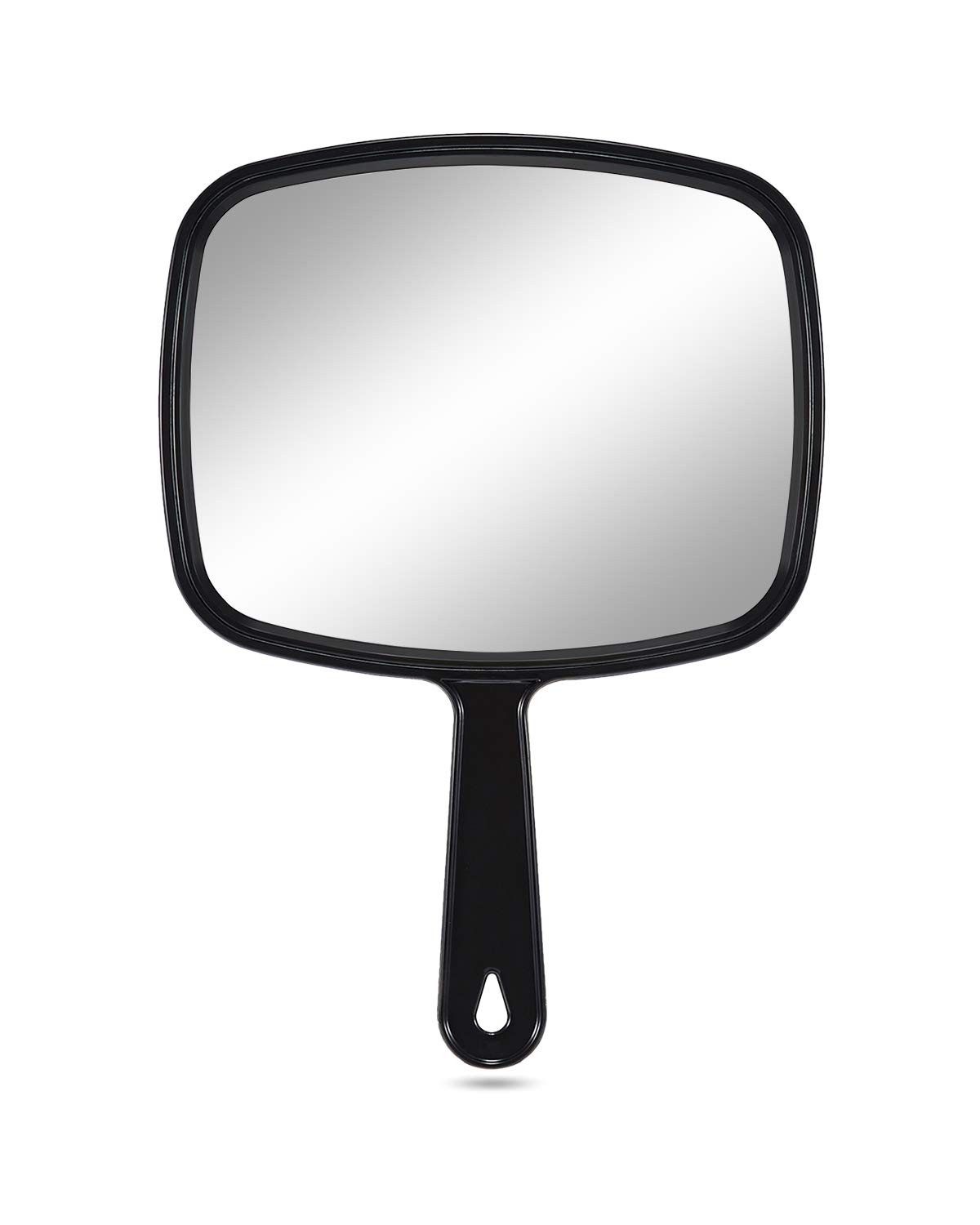 PROTECLE Large Hand Mirror, Salon Barber 10.3"L x 7.4"W, Black PROTECLE Large Hand Mirror, Salon Barber 10.3"L x 7.4"W, Black