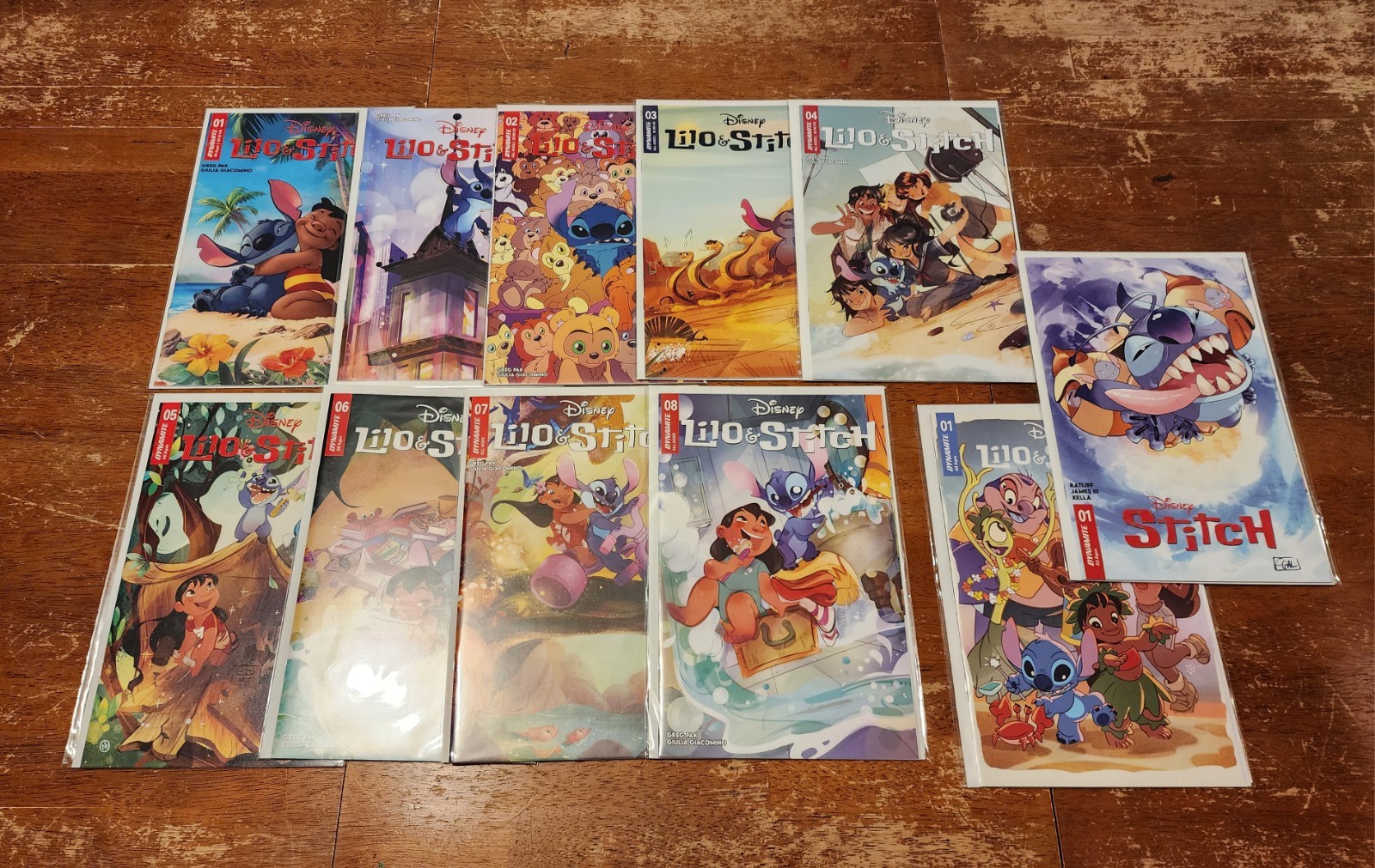 Lilo And Stitch #1 - #8 + Lilo And Stitch 626 #1 & Stitch #1 Comic Book Lot...